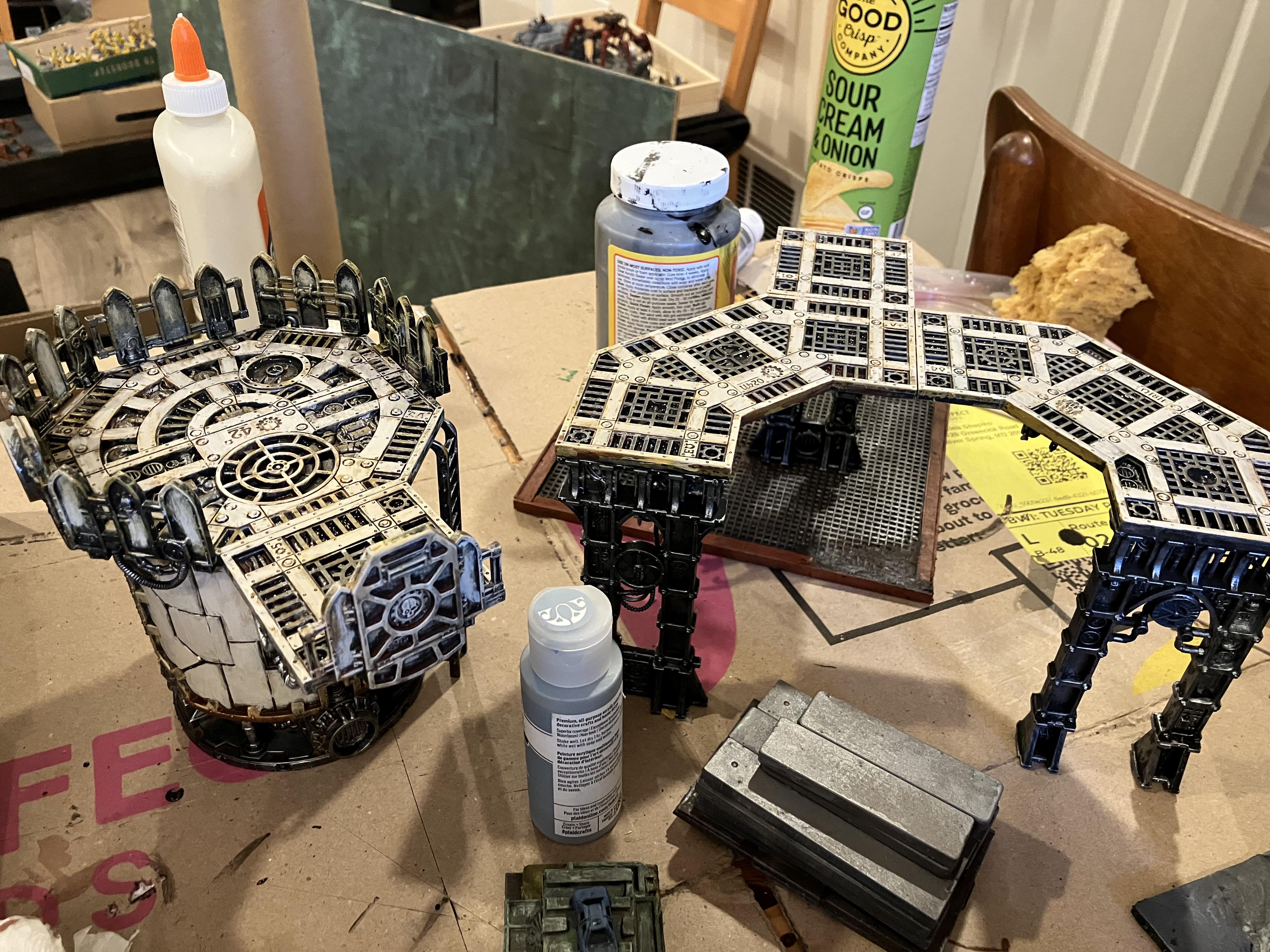 Display Board, Do-it-yourself, Gw Terrain, Industrial, Modular, Painting, Rust, Terrain, Terrain Building, Warhammer 40k Terrain, Work In Progress