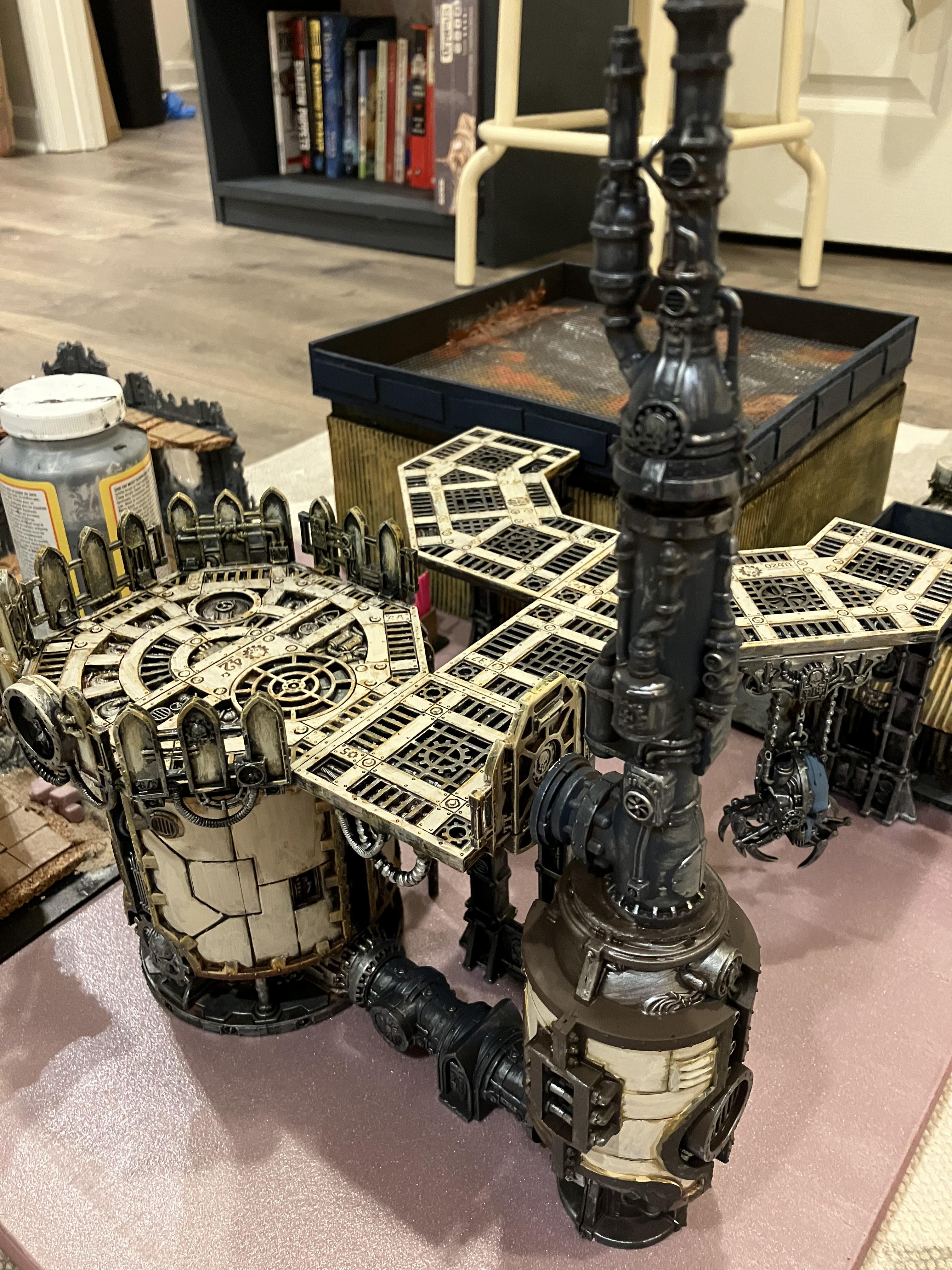 Display Board, Do-it-yourself, Industrial, Modular, Terrain, Terrain Building, Warhammer 40k Terrain, Work In Progress