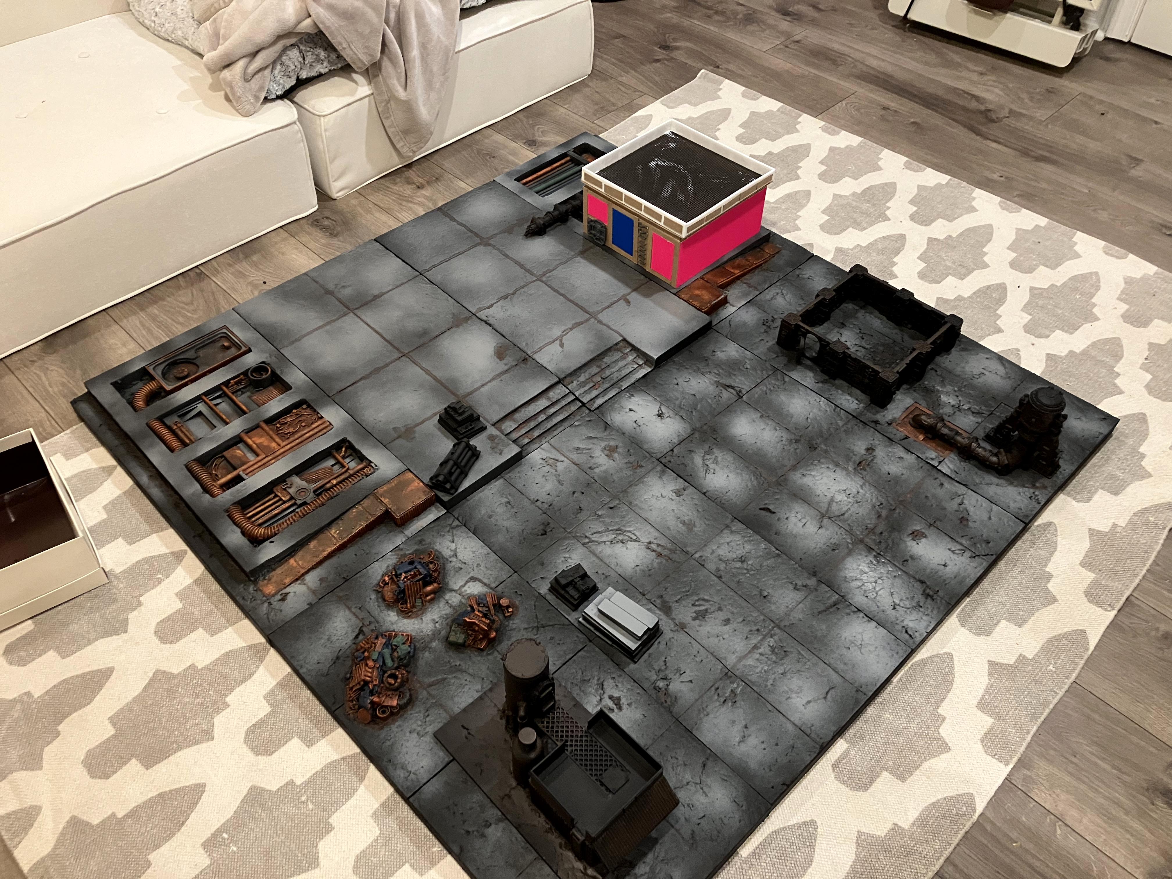 Do-it-yourself, Industrial, Mdf, Modular, Scratch Build, Terrain, Warhammer 40,000