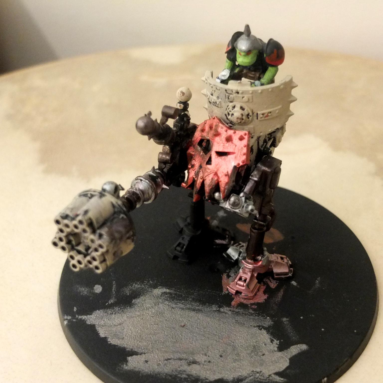 Kid, Kitbash, Orks, Kitbashing with my 4 year old boy