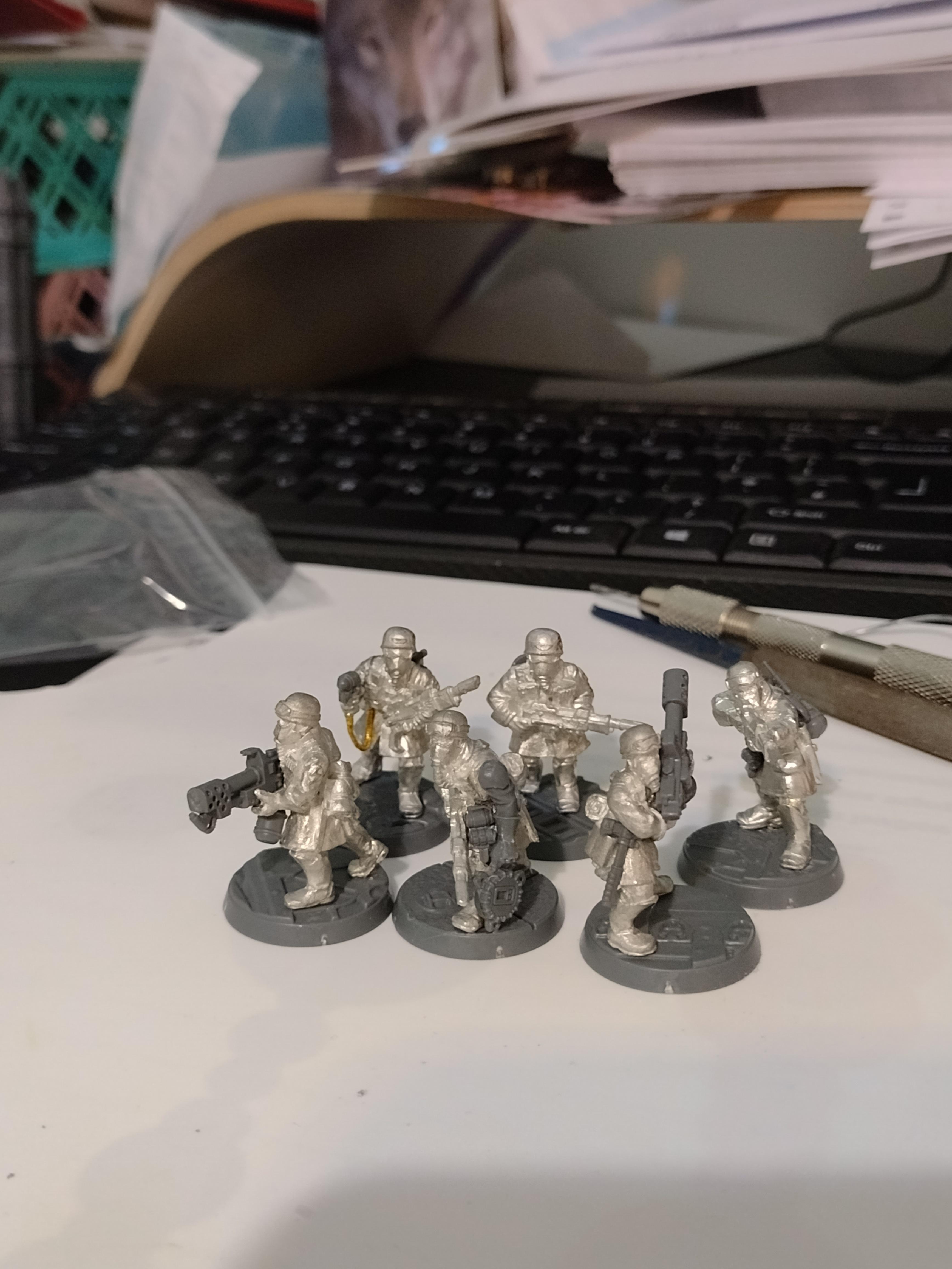 Armageddon, Astra Militarum, Combat Engineer, Demo Charge, Demolition Charge, Flamer, Guardsmen, Imperial Guard, Jammer, Smoke Grenades, Special Weapons Squad, Steel Legion, Stummer, Sws, Trooper, Wire Cutters