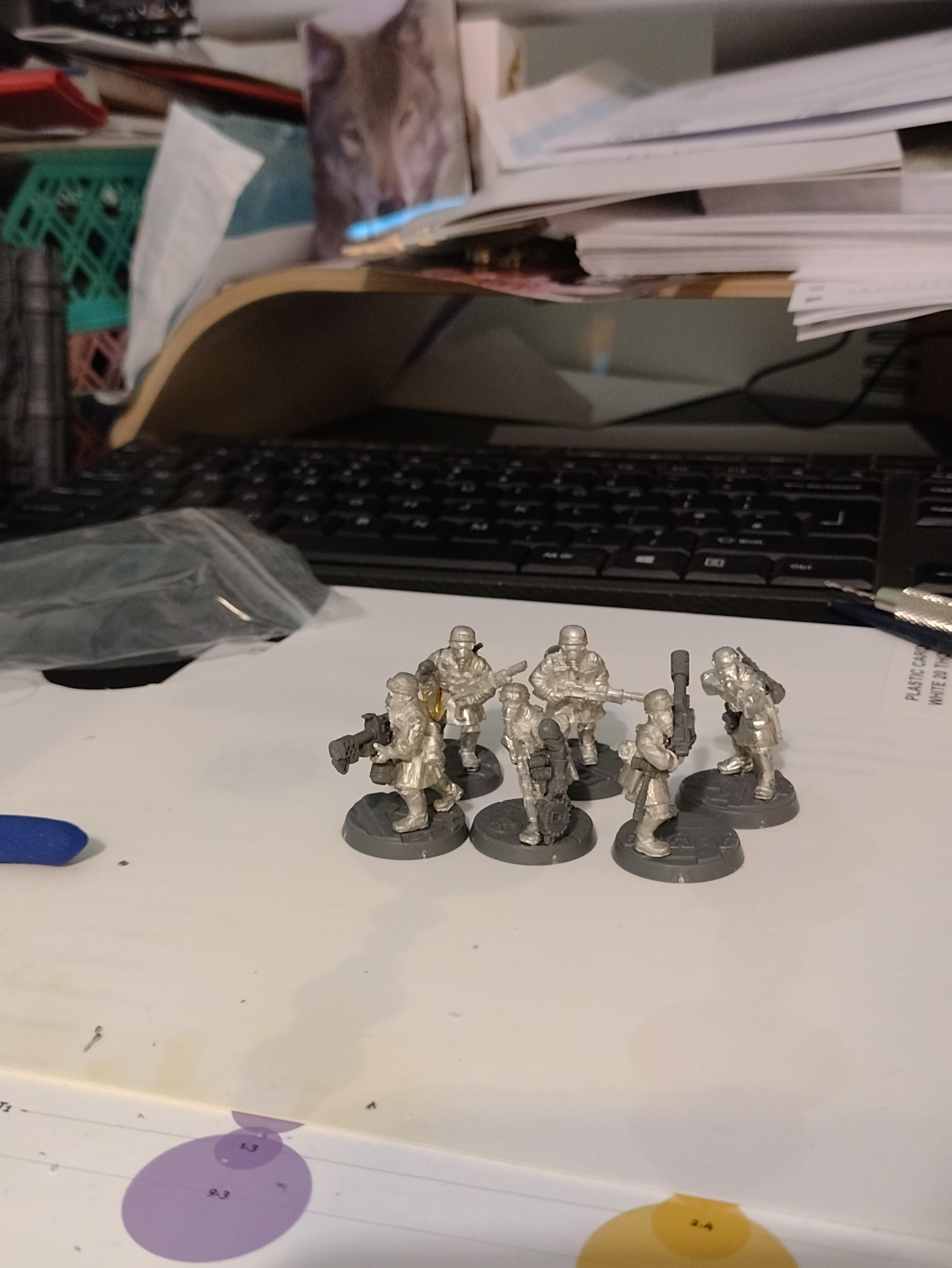 Armageddon, Astra Militarum, Combat Engineer, Demo Charge, Demolition Charge, Flamer, Guardsmen, Imperial Guard, Jammer, Smoke Grenades, Special Weapons Squad, Steel Legion, Stummer, Sws, Trooper, Wire Cutters