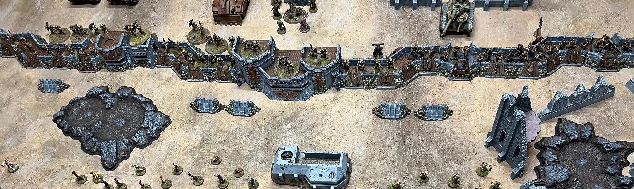 Imperial Guard, Terrain, Trenches, Wall Of Martyrs, Wom