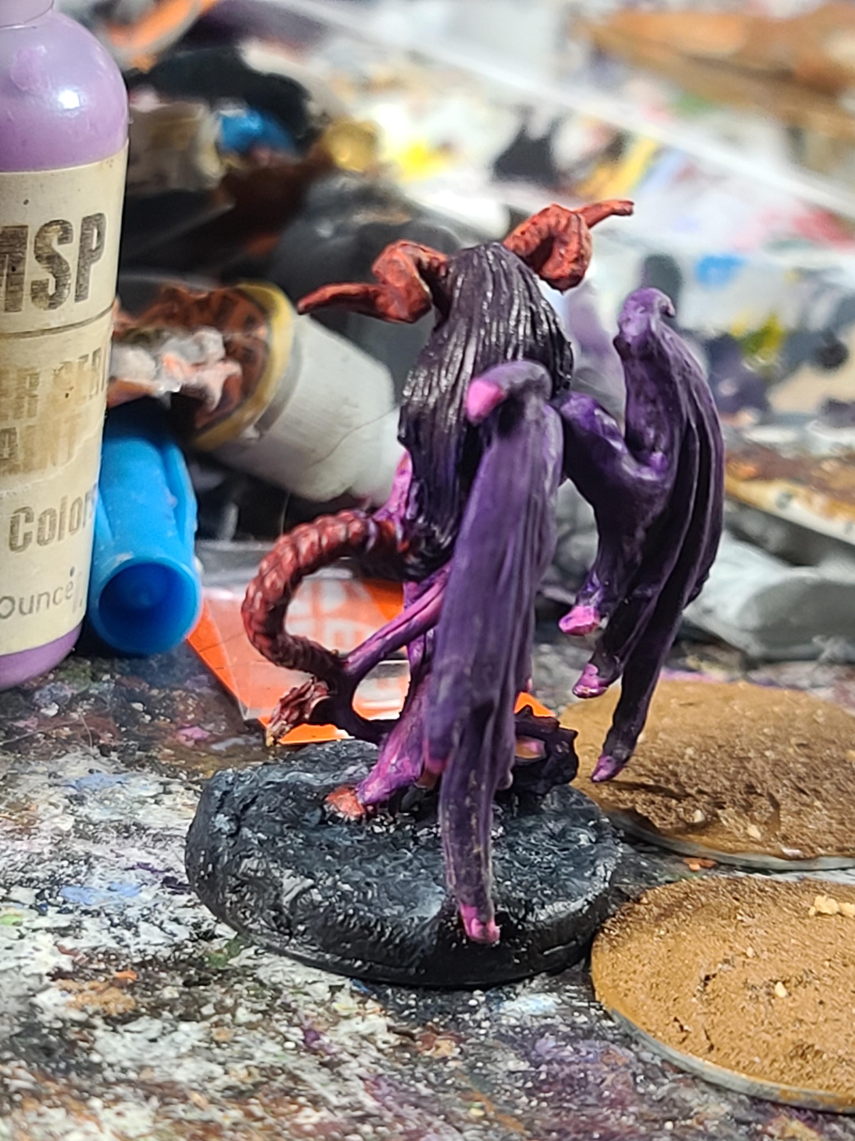 Bones Black, Daemons, Dungeons And Dragons, Reaper Miniatures, Succubus, Warhammer Fantasy