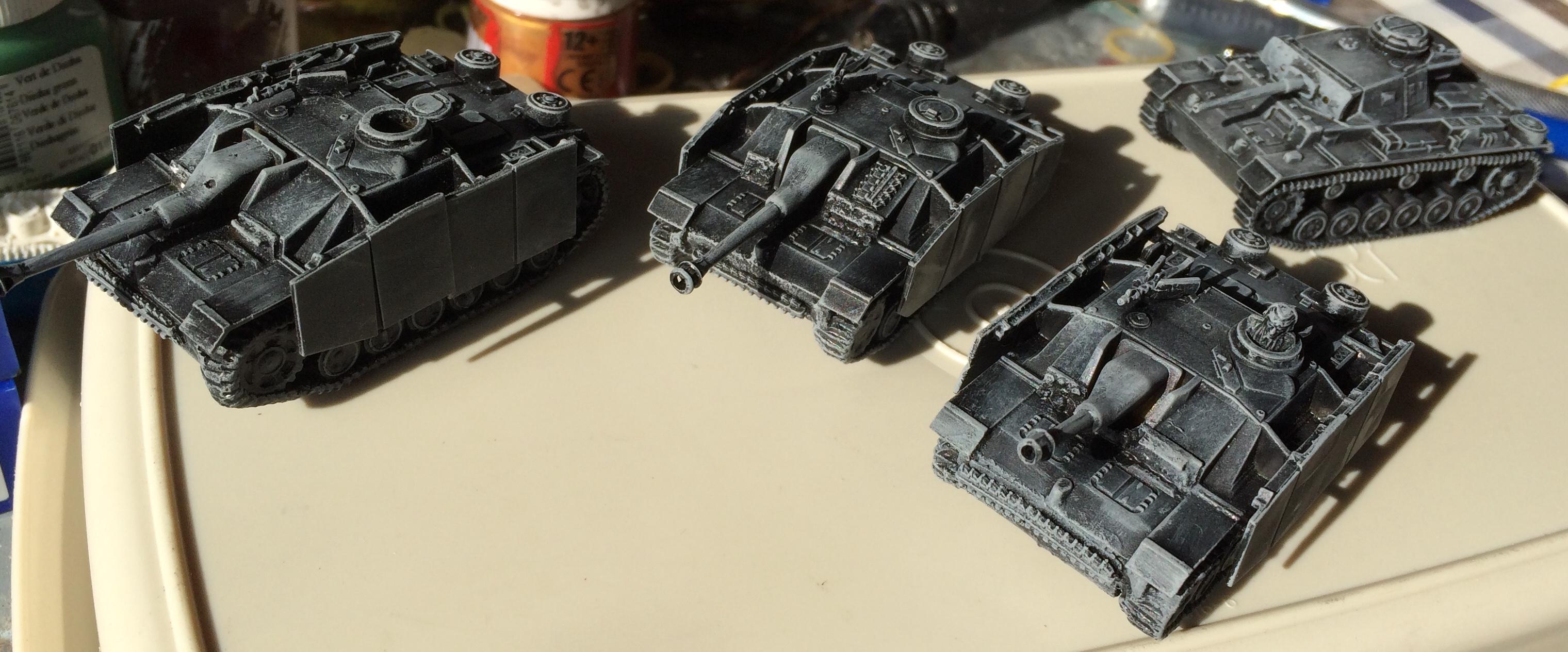 Flames Of War, Germans, Panzer 3, Stug, Stuh, Tank