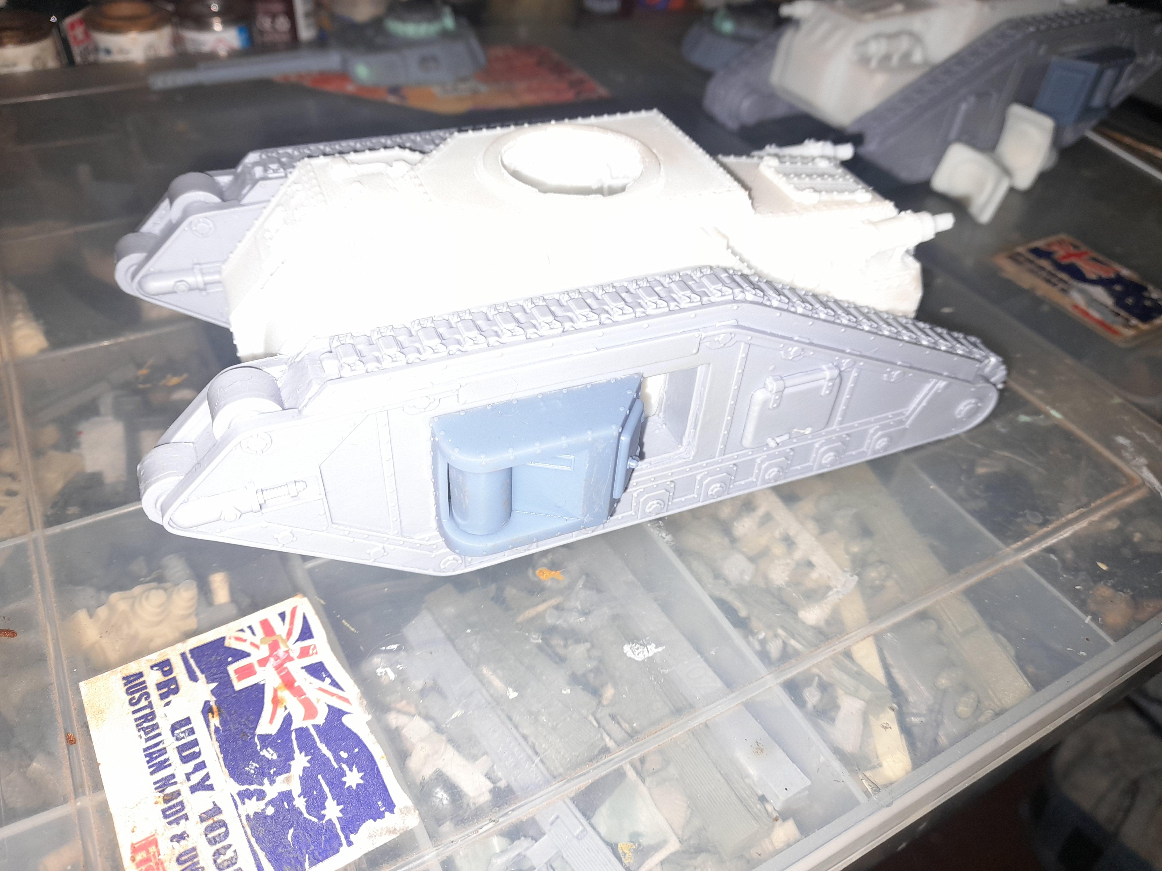 3d Printed, Conversion, Forge World, Malcador, Tiny Panzer Studios, Turreted