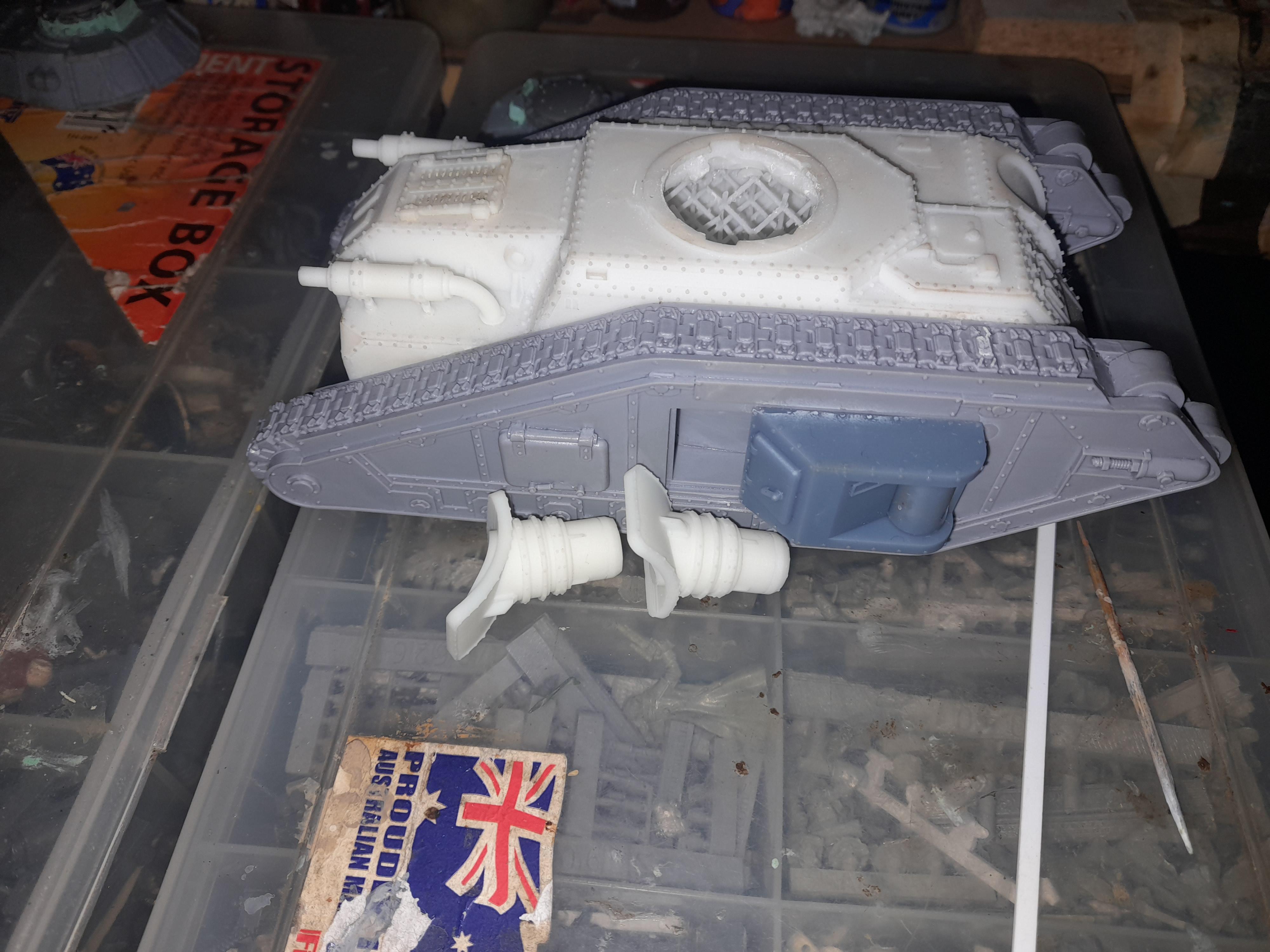 3d Printed, Conversion, Forge World, Malcador, Tiny Panzer Studios, Turreted