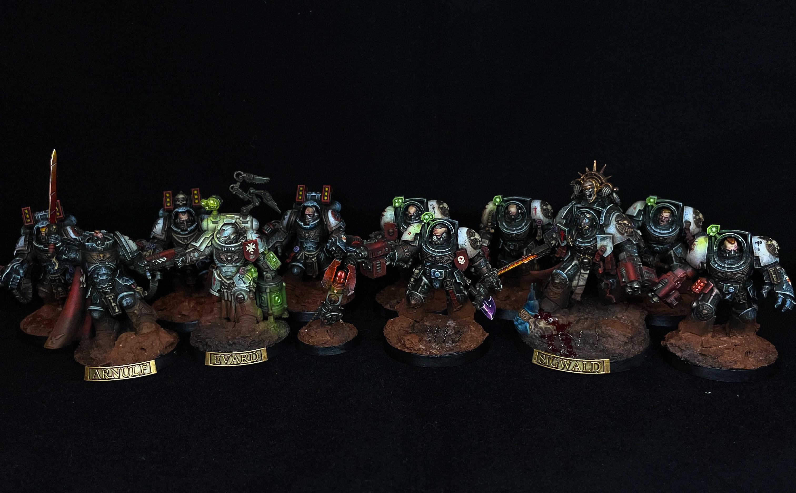 Black Templar Terminators and Aggressors