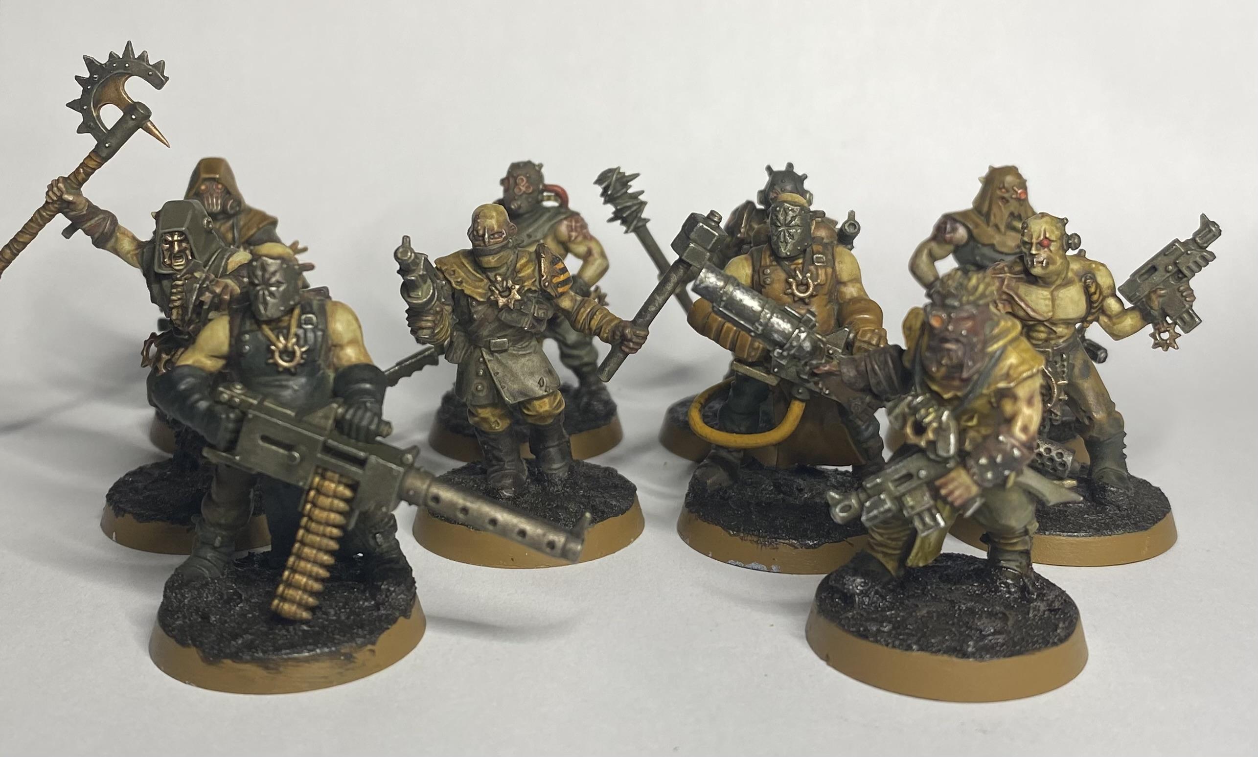 Chaos Cultists, Cultists, Grimdark, Grimdark Iron Warriors, Iron Warriors, Iron Warriors Cultists, Old Cultists