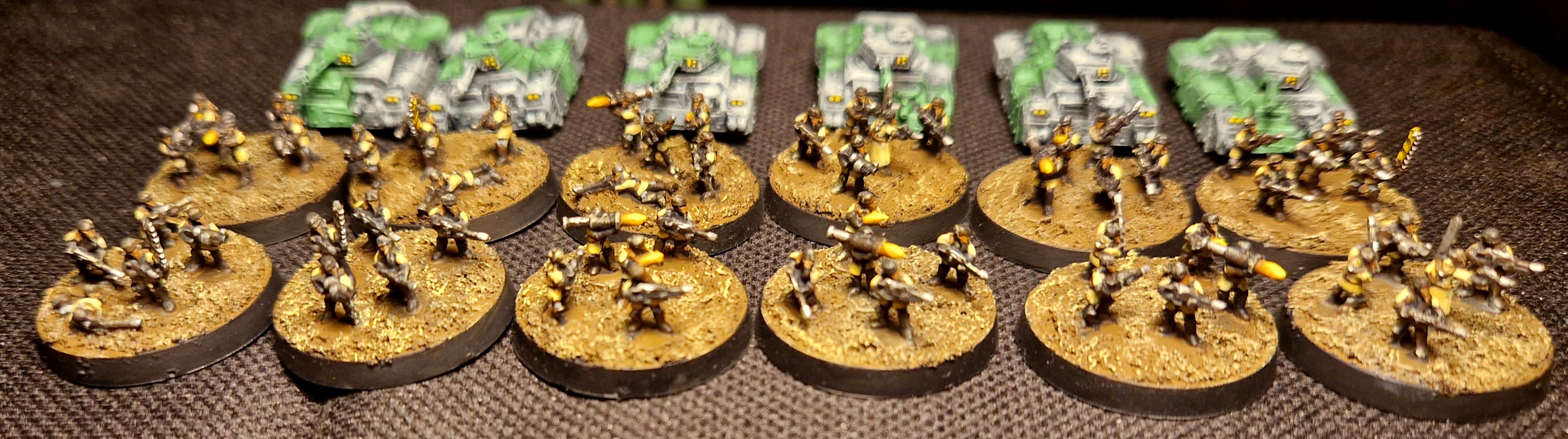 6mm, Armageddon, Epic, Steel Legion