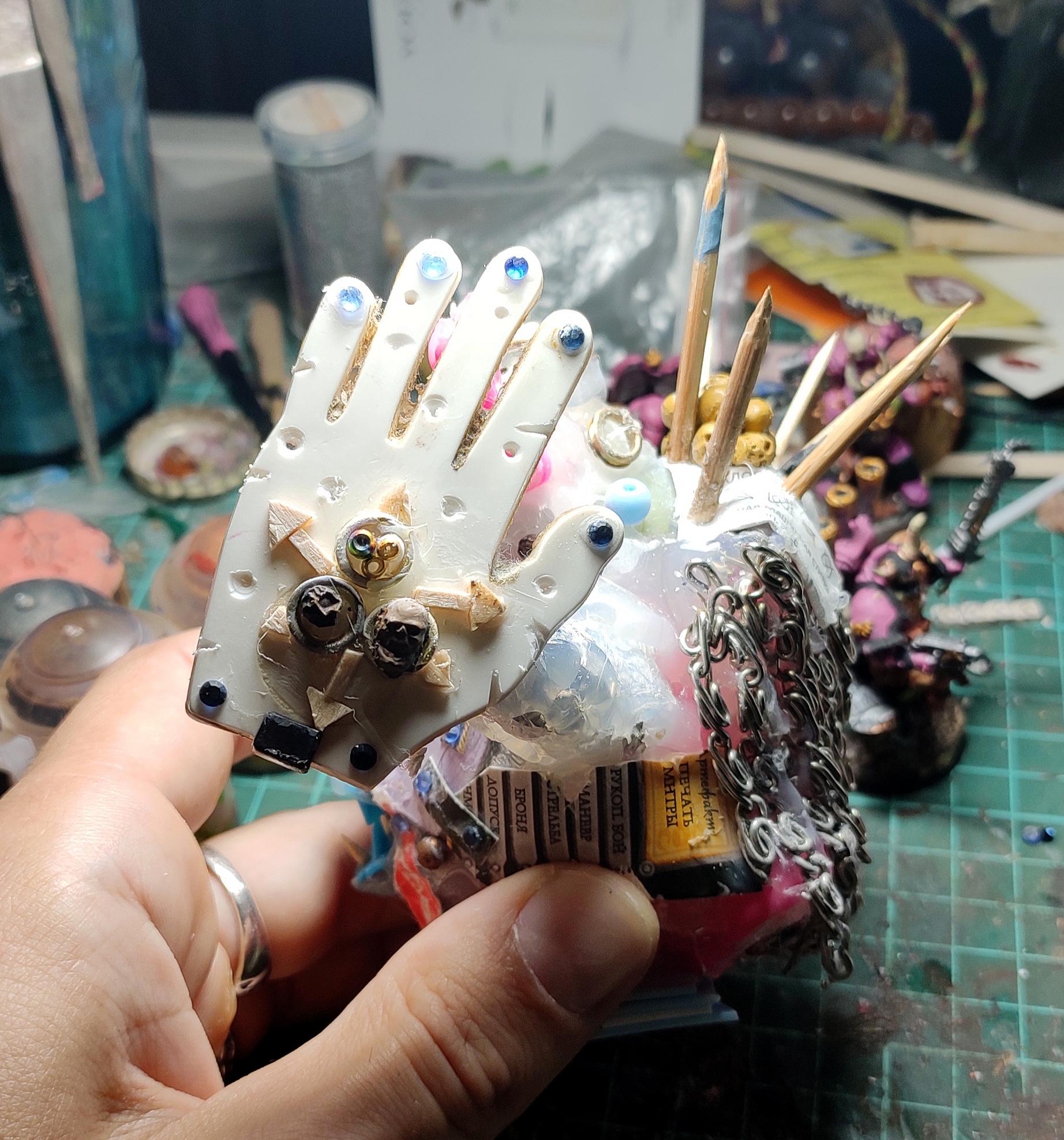 Age Of Sigmar, Blight, Chaos, Conversion, Count As, Daemons, Great Unclean One, Heavy Support, Heresy, Nurgle, Pestilence, Plague, Proxy, Putty, Scratch Build, Sculpting, Shield, Spiked Club, Warhammer 40,000, Work In Progress