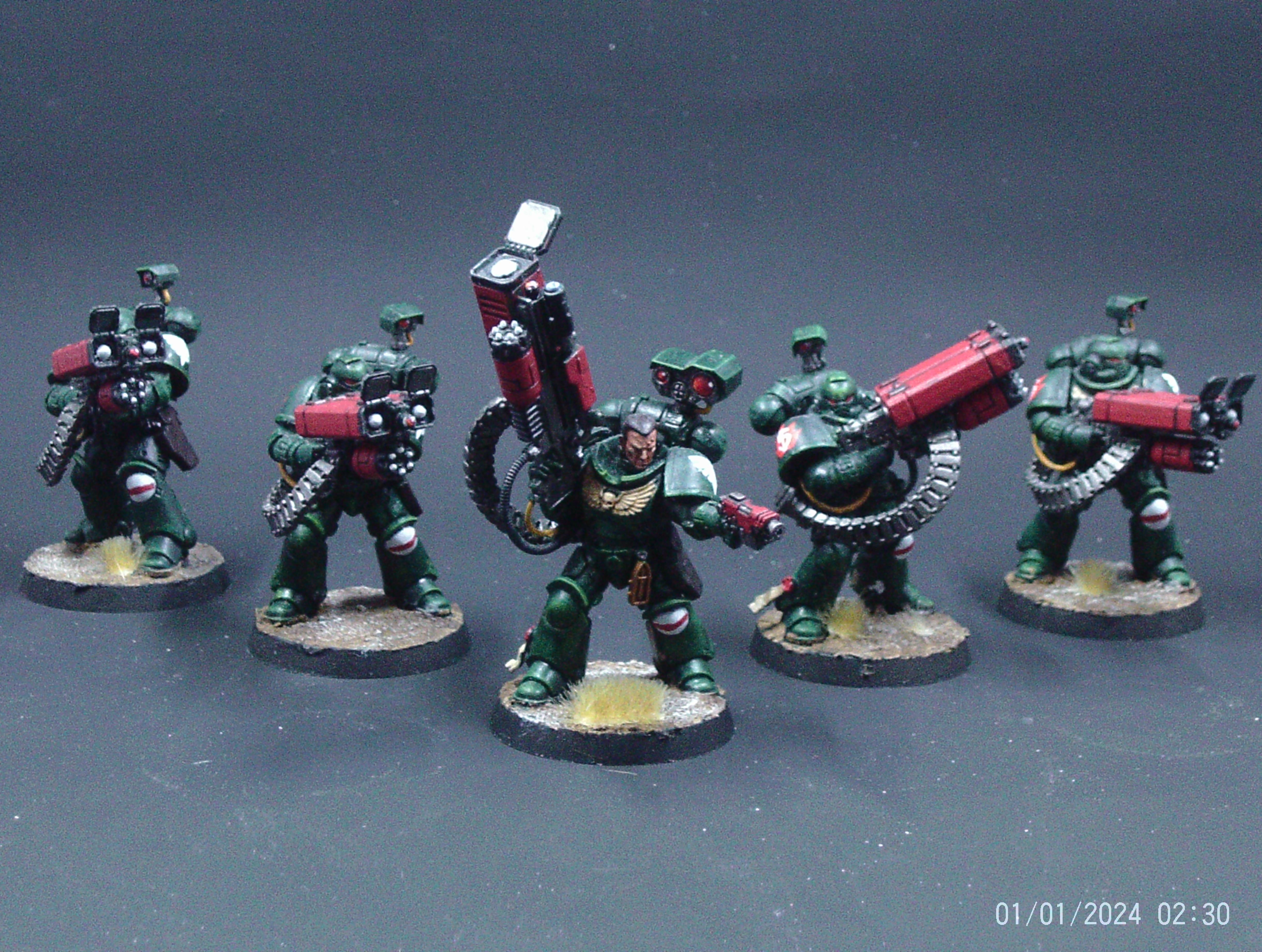 Angel, Dark, Desolation, Devastator, Heavy, Missile, Space, Space Marines, Squad