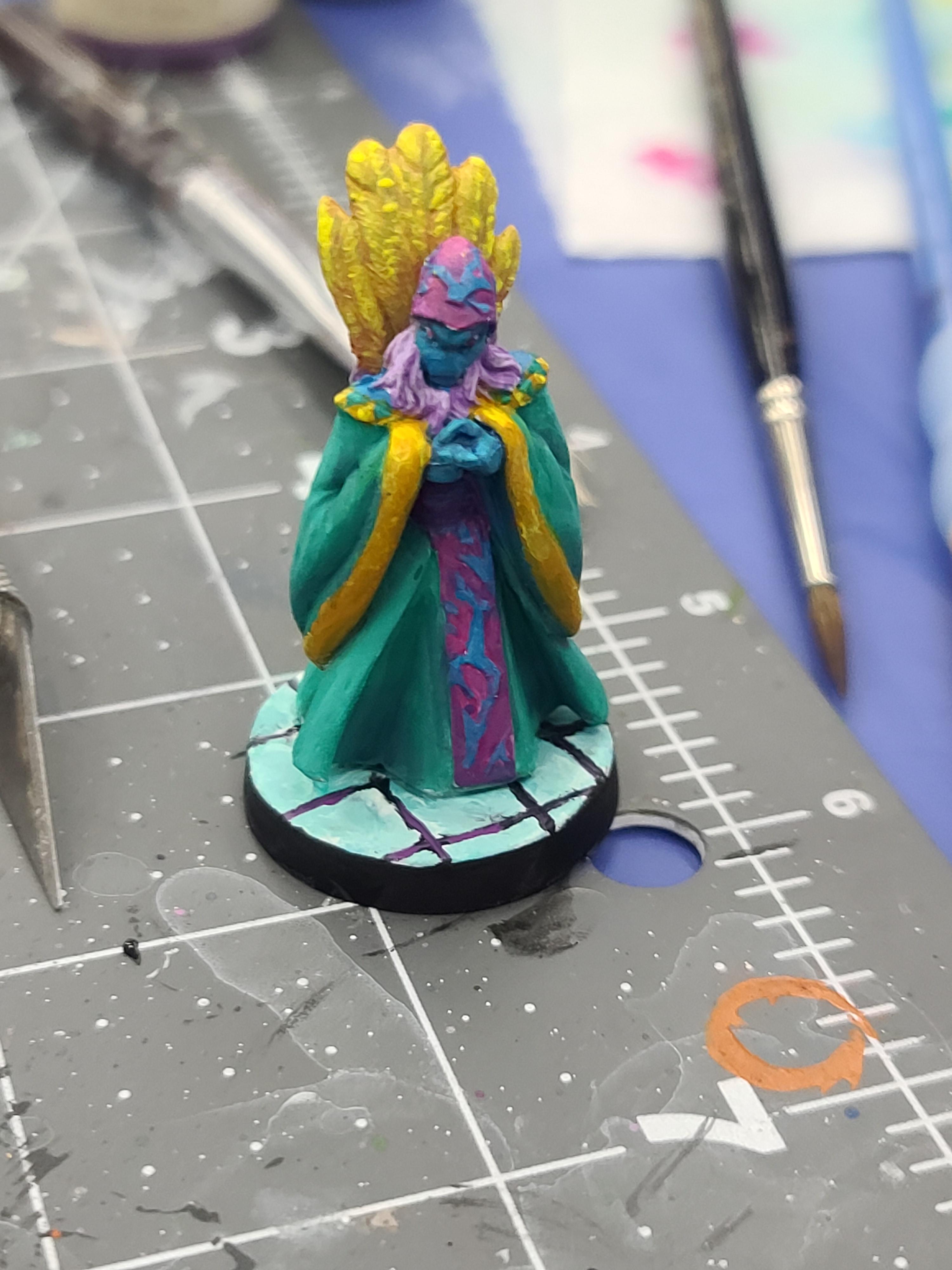 28mm, 90s Cup Vibes, Andromedan Vizer, Reaper Miniatures, Wet Blend