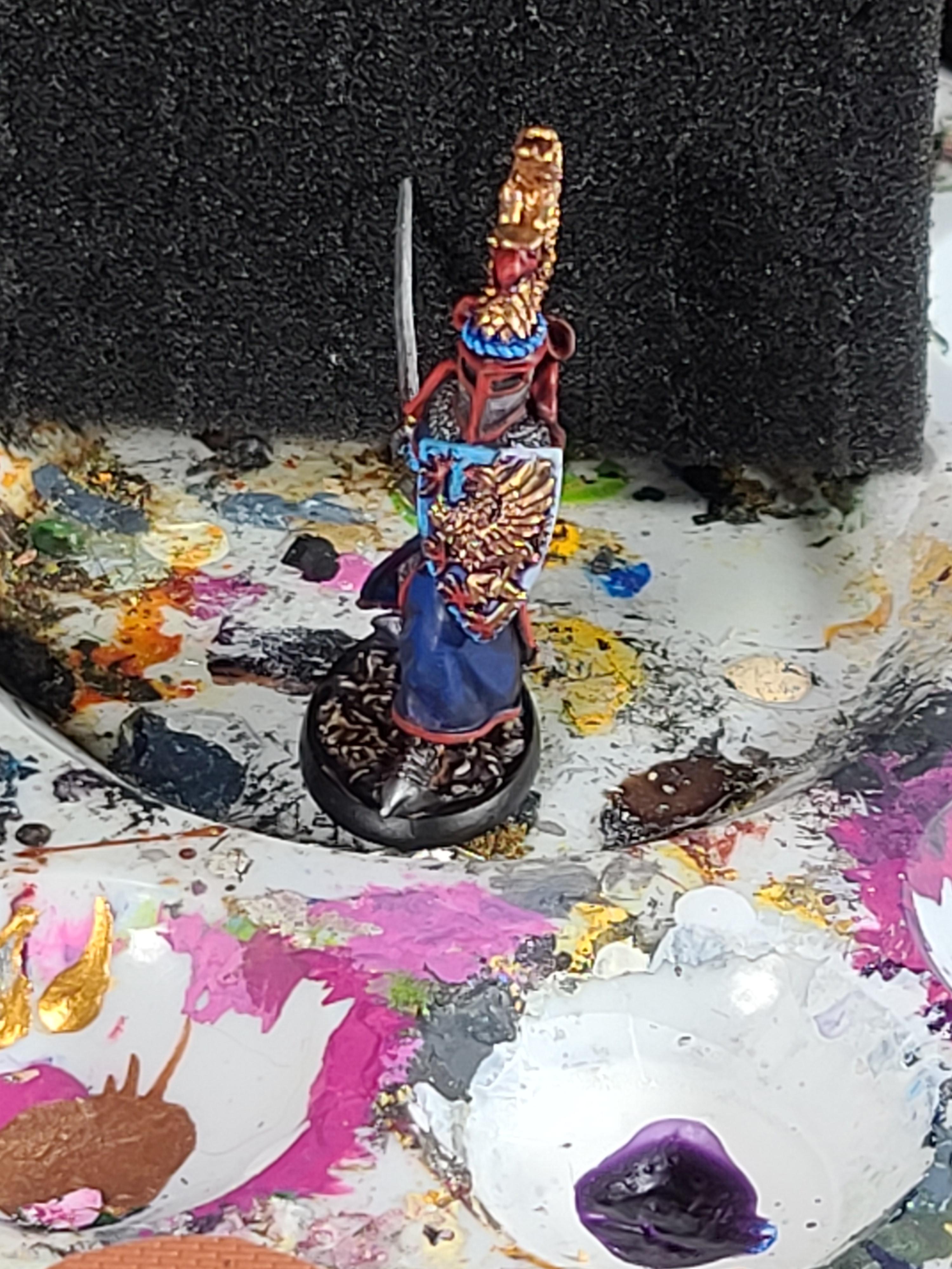 28mm, Dungeons And Dragons, Knights, Reaper Miniatures, Sir Michael The Gold