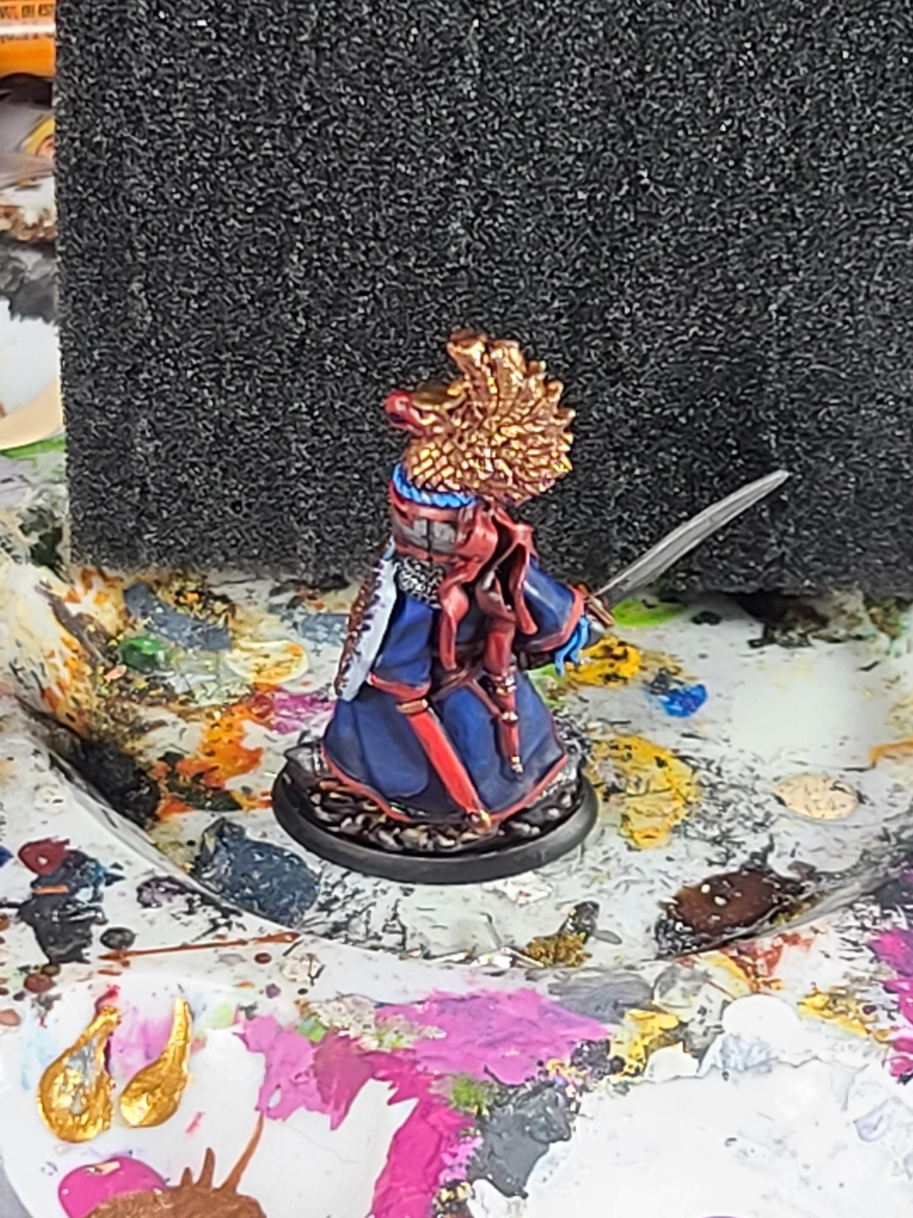 28mm, Dungeons And Dragons, Knights, Reaper Miniatures, Sir Michael The Gold