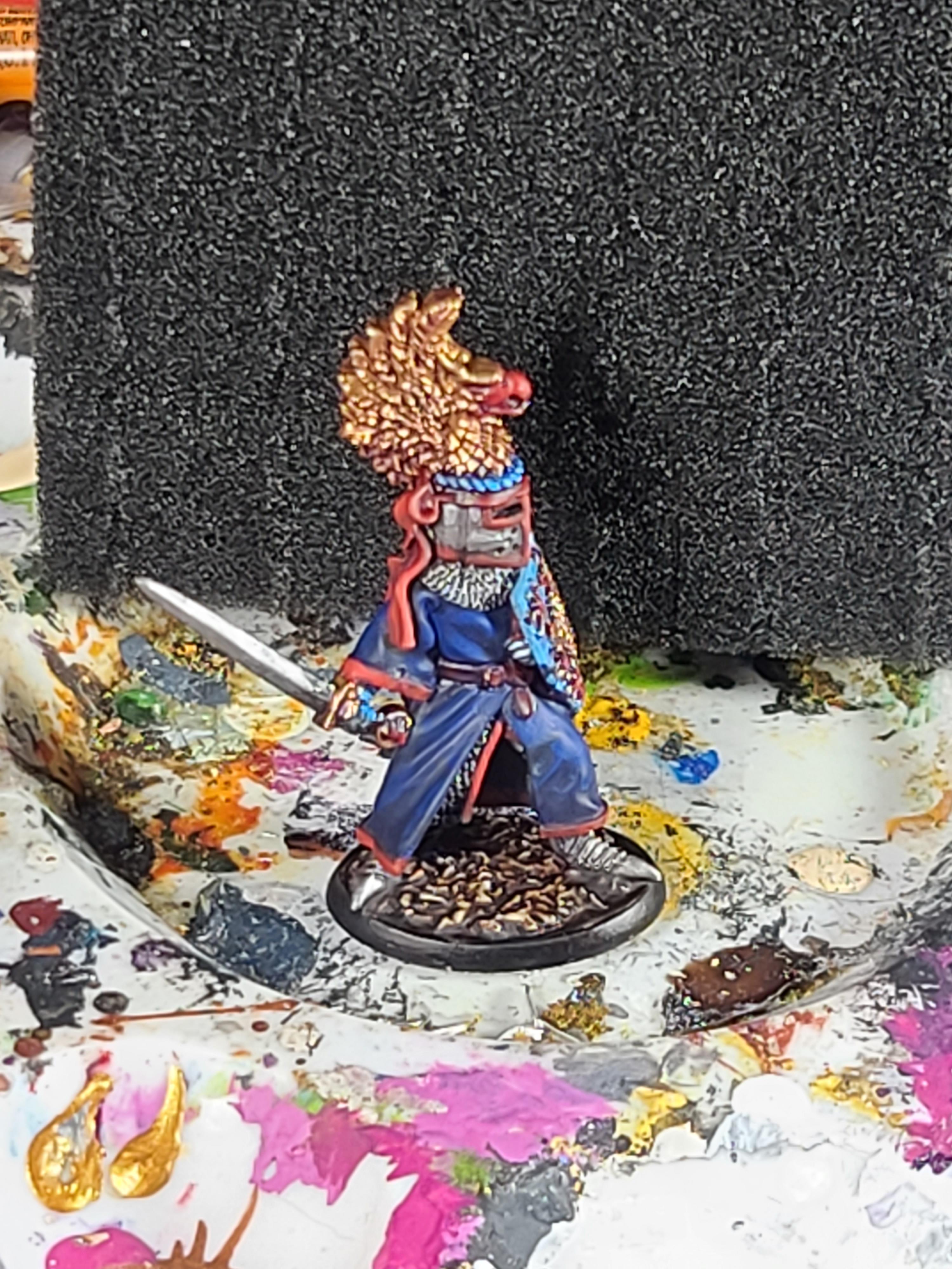 28mm, Dungeons And Dragons, Knights, Reaper Miniatures, Sir Michael The Gold