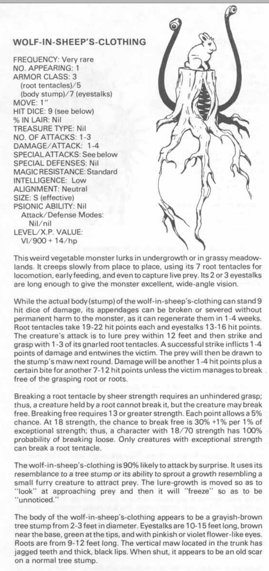 Ad&amp;d, D&amp;d Monster