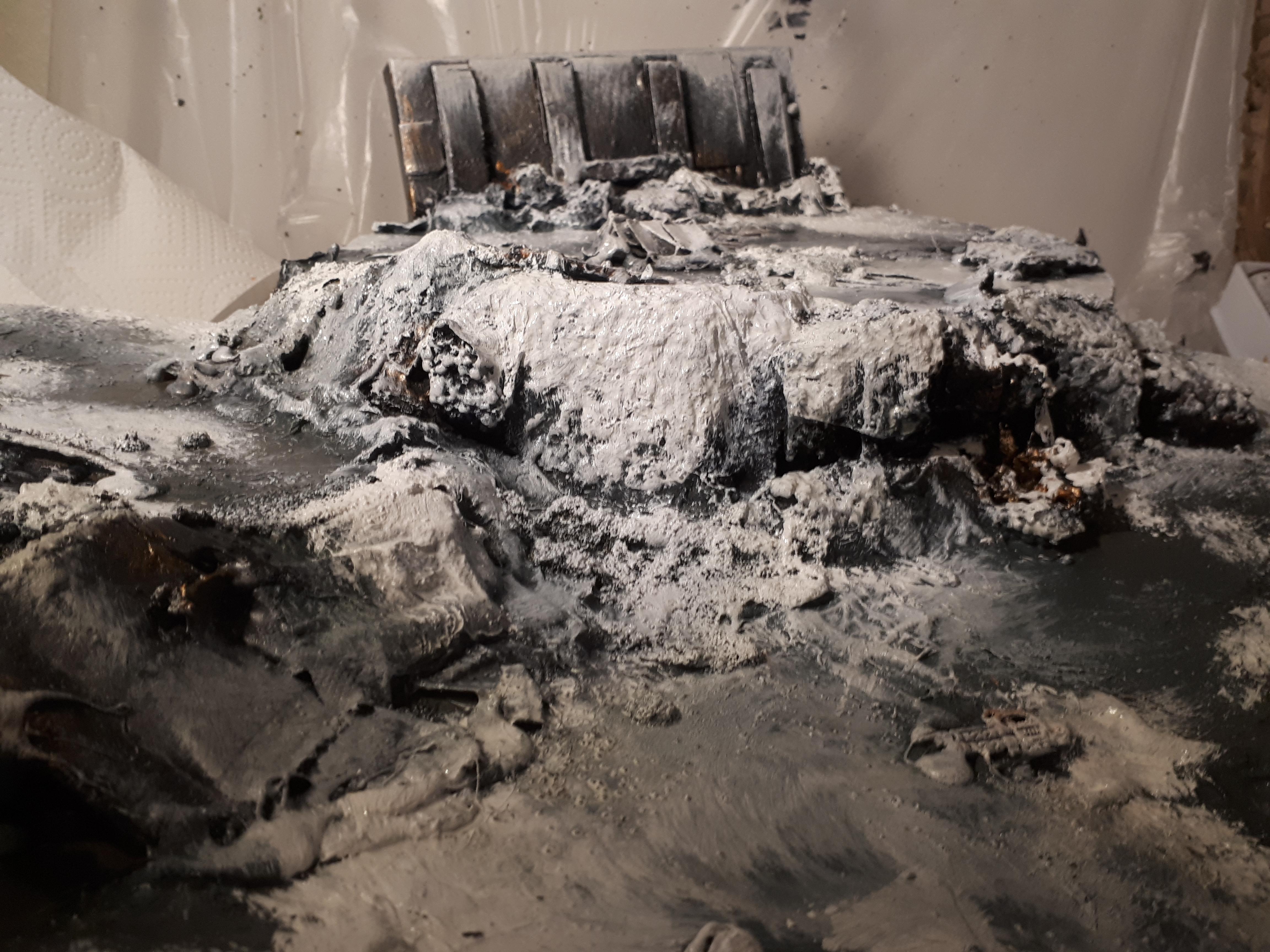 2d, Base, Diorama, Gruvcromunda, Gruvee, Imperial Guard, Necromunda, Not40k, Poorhammer, Rust, Scratch Terrain, Spacecrusade, Star Quest, Starquest, Terrain, Warhammer 40,000, Winter