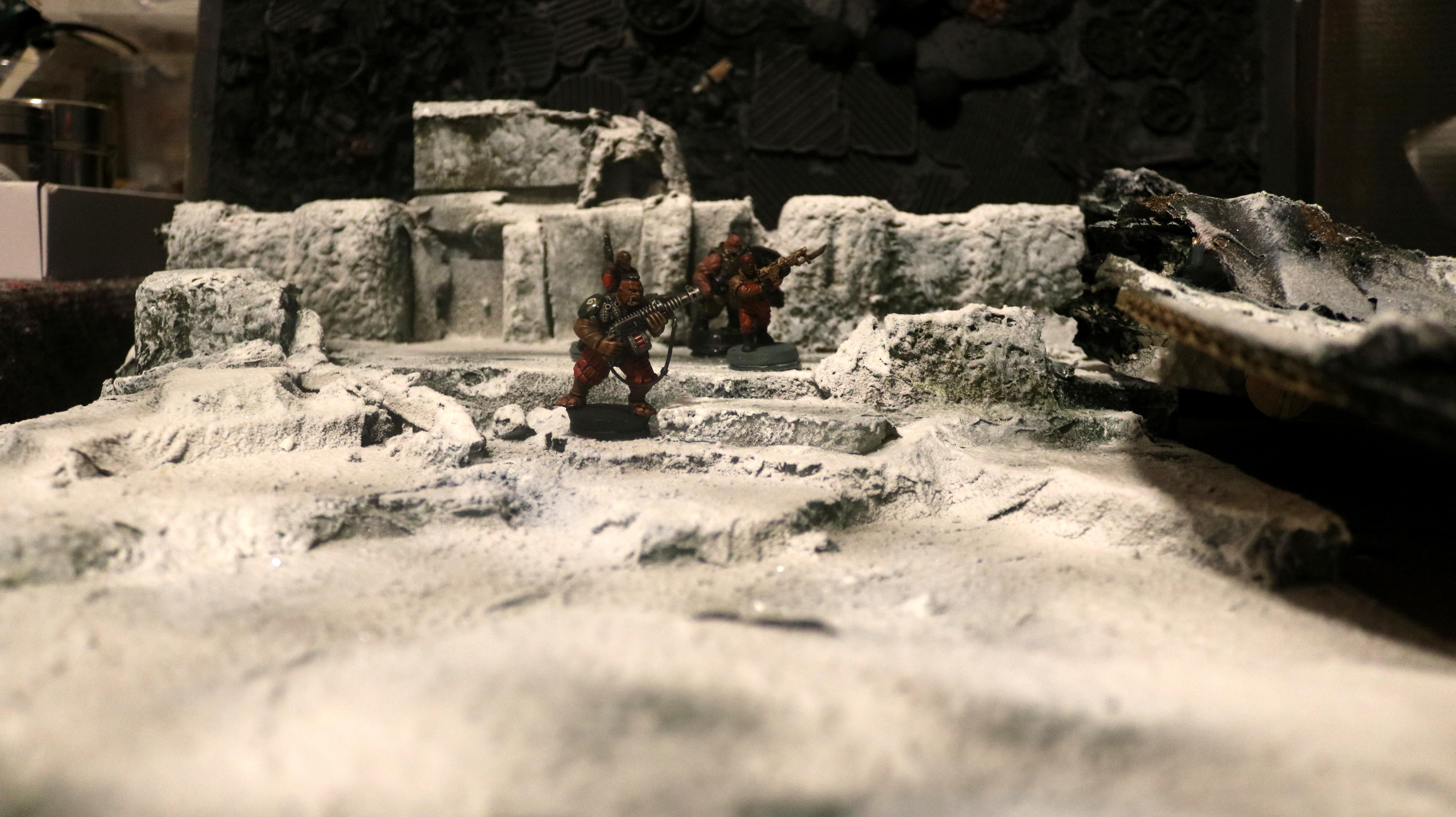 2d, Base, Diorama, Gruvcromunda, Gruvee, Imperial Guard, Necromunda, Not40k, Poorhammer, Rust, Scratch Terrain, Spacecrusade, Star Quest, Starquest, Terrain, Warhammer 40,000, Winter