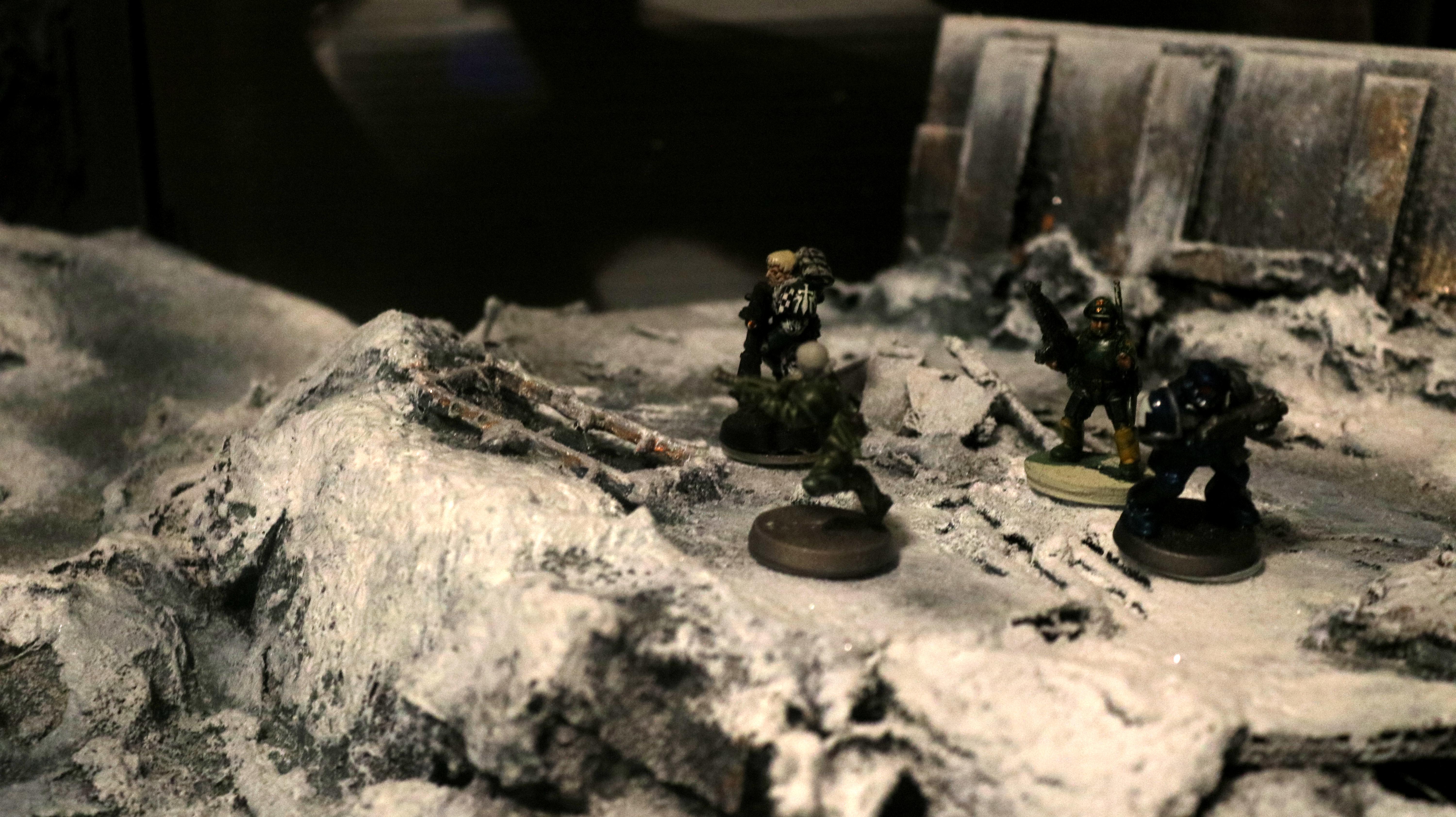 2d, Base, Diorama, Gruvcromunda, Gruvee, Imperial Guard, Necromunda, Not40k, Poorhammer, Rust, Scratch Terrain, Spacecrusade, Star Quest, Starquest, Terrain, Warhammer 40,000, Winter