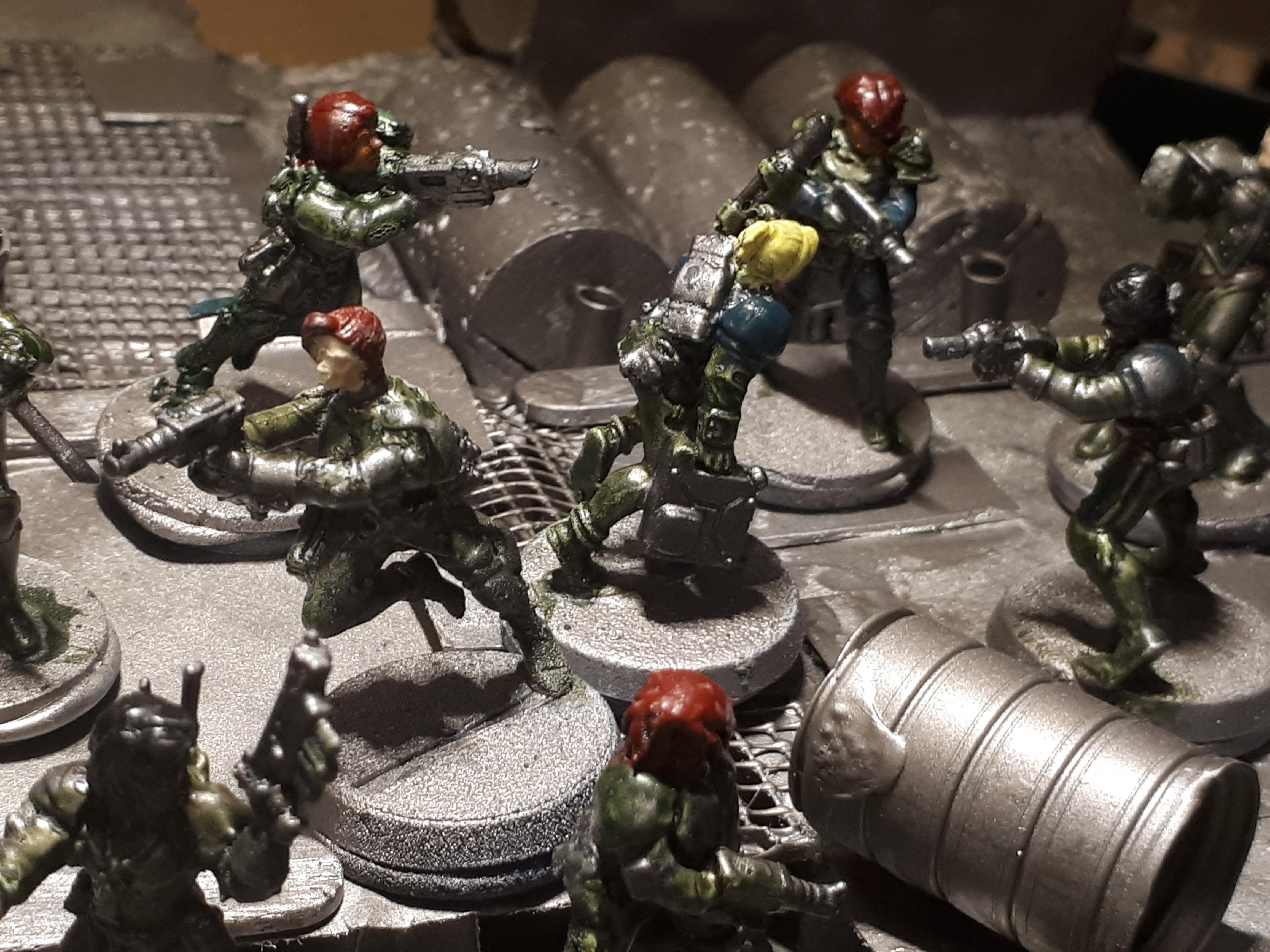 Alternate Units, Catachan Jungle Fighter, Diorama, Female Imperial Guard, Gruvee, Imperial Guard, Ocs, Space Crusade, Space Nam, Women