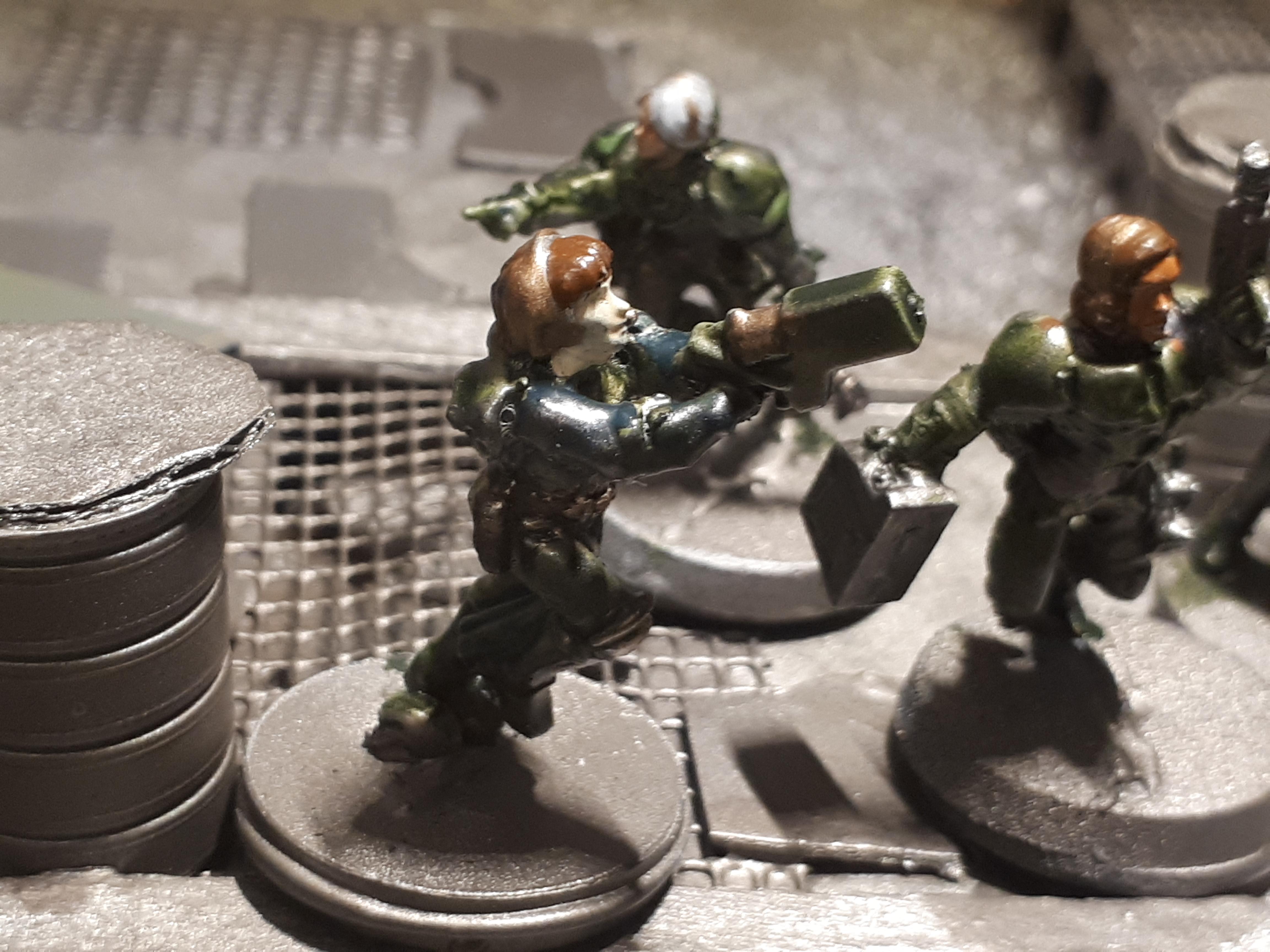 Alternate Units, Catachan Jungle Fighter, Diorama, Female Imperial Guard, Gruvee, Imperial Guard, Ocs, Space Crusade, Space Nam, Women
