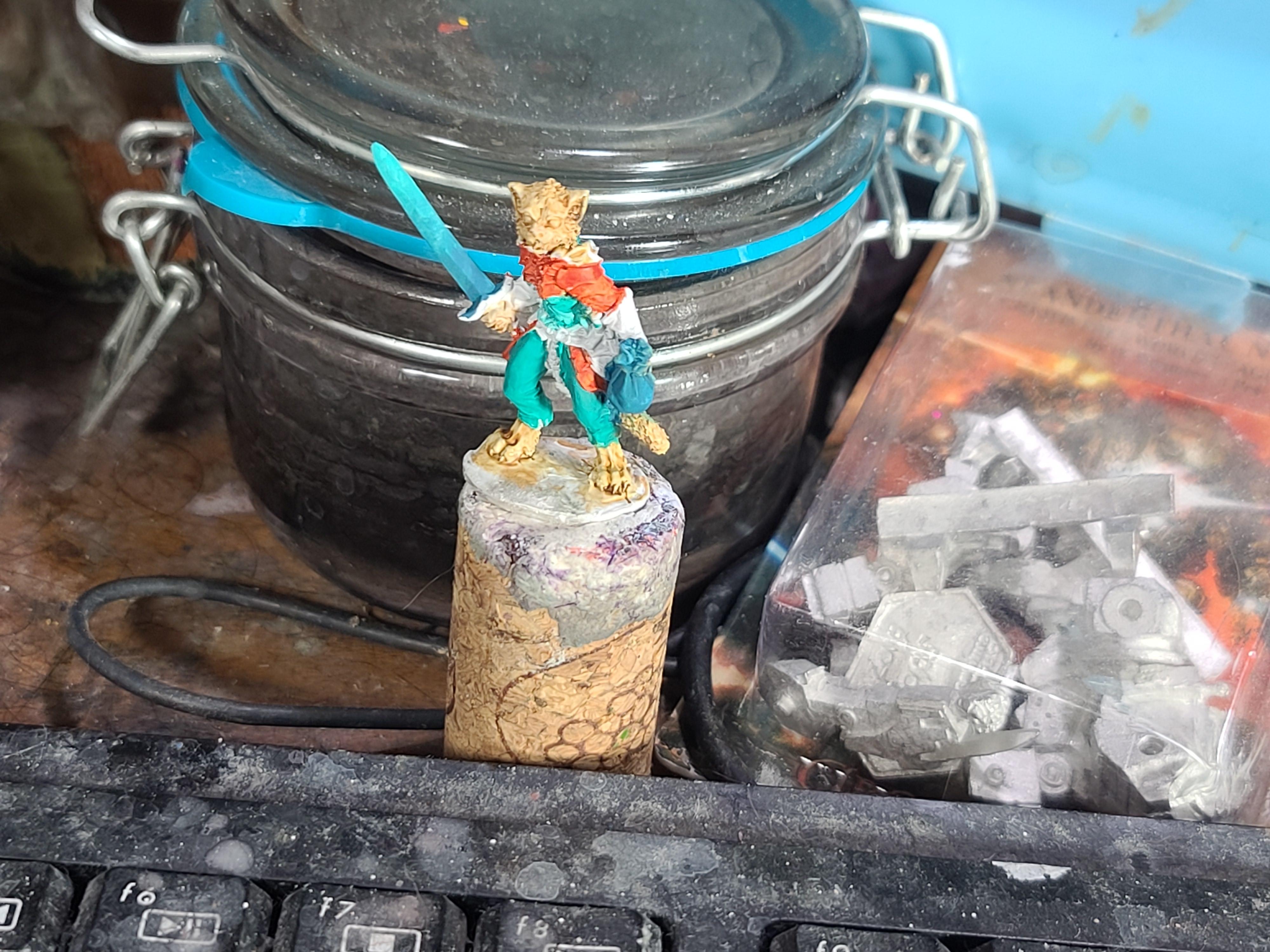 Animal Adventurers, Catfolf, Dungeons And Dragons, Reaper Miniatures, Rogue