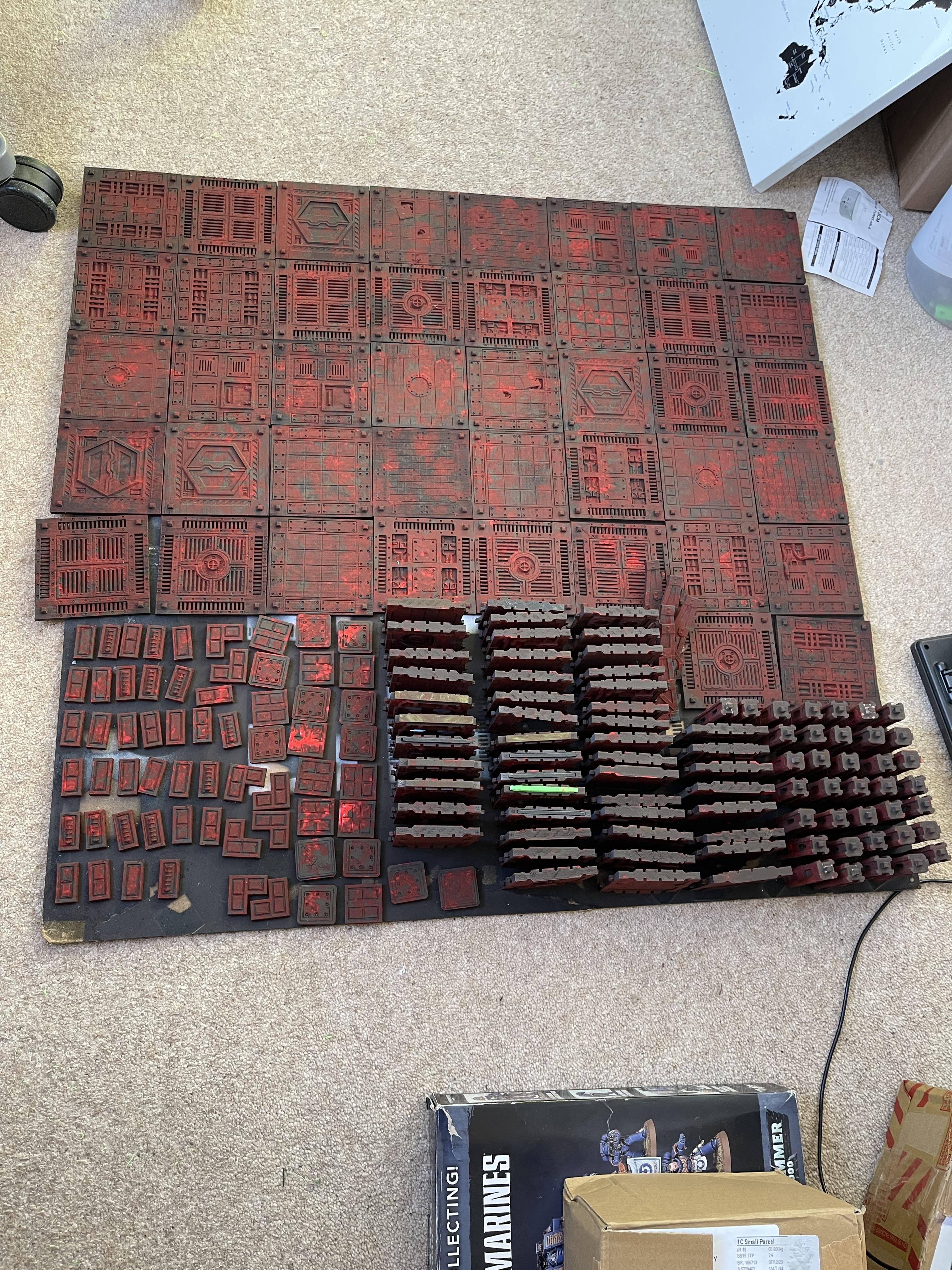 3d Print, Harbinger Of Damnation, Kill Team Board, Work In Progress