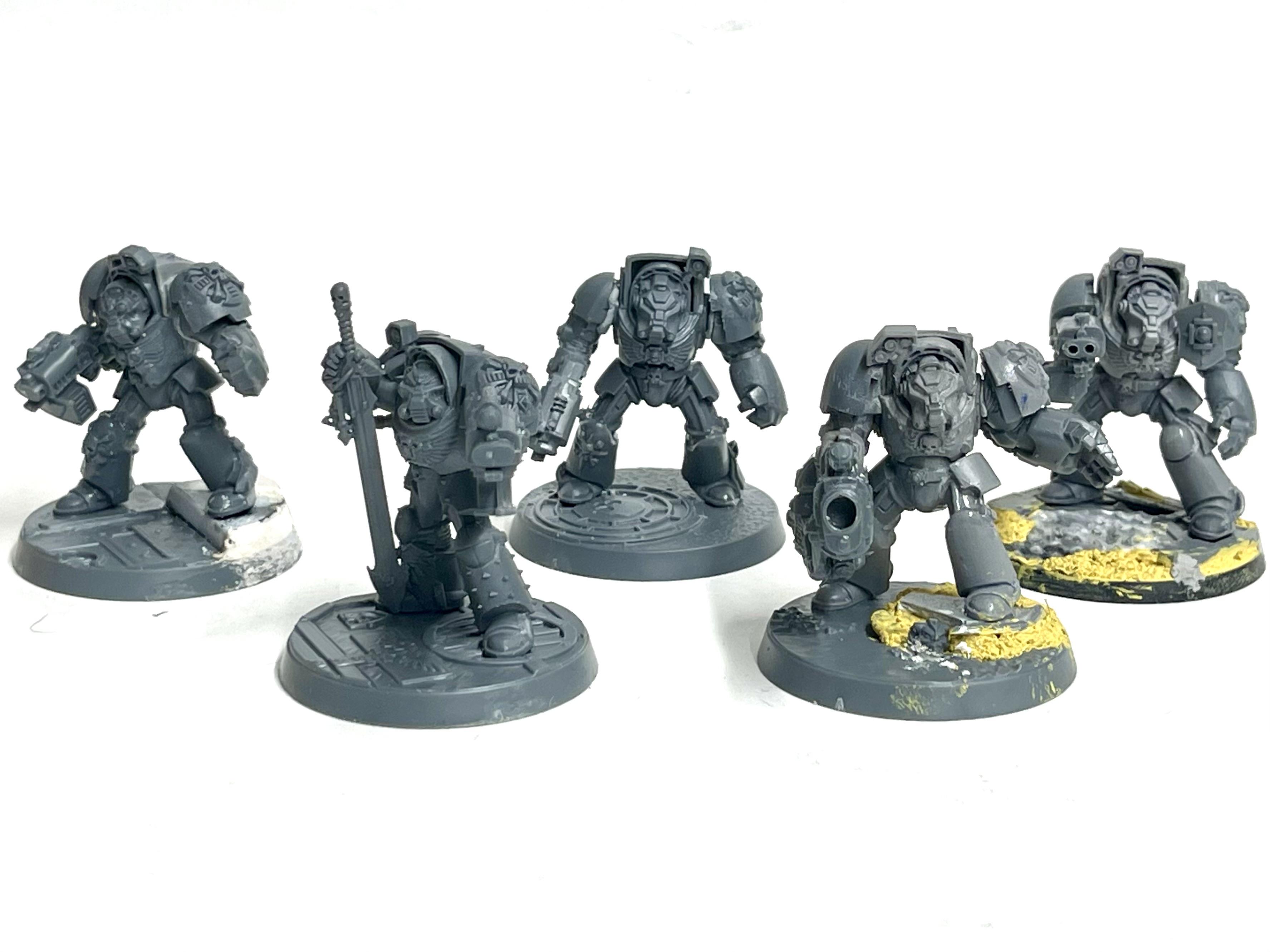 Space Marines, Terminator Armor, Void Panthers, Warhammer 40,000, Work In Progress