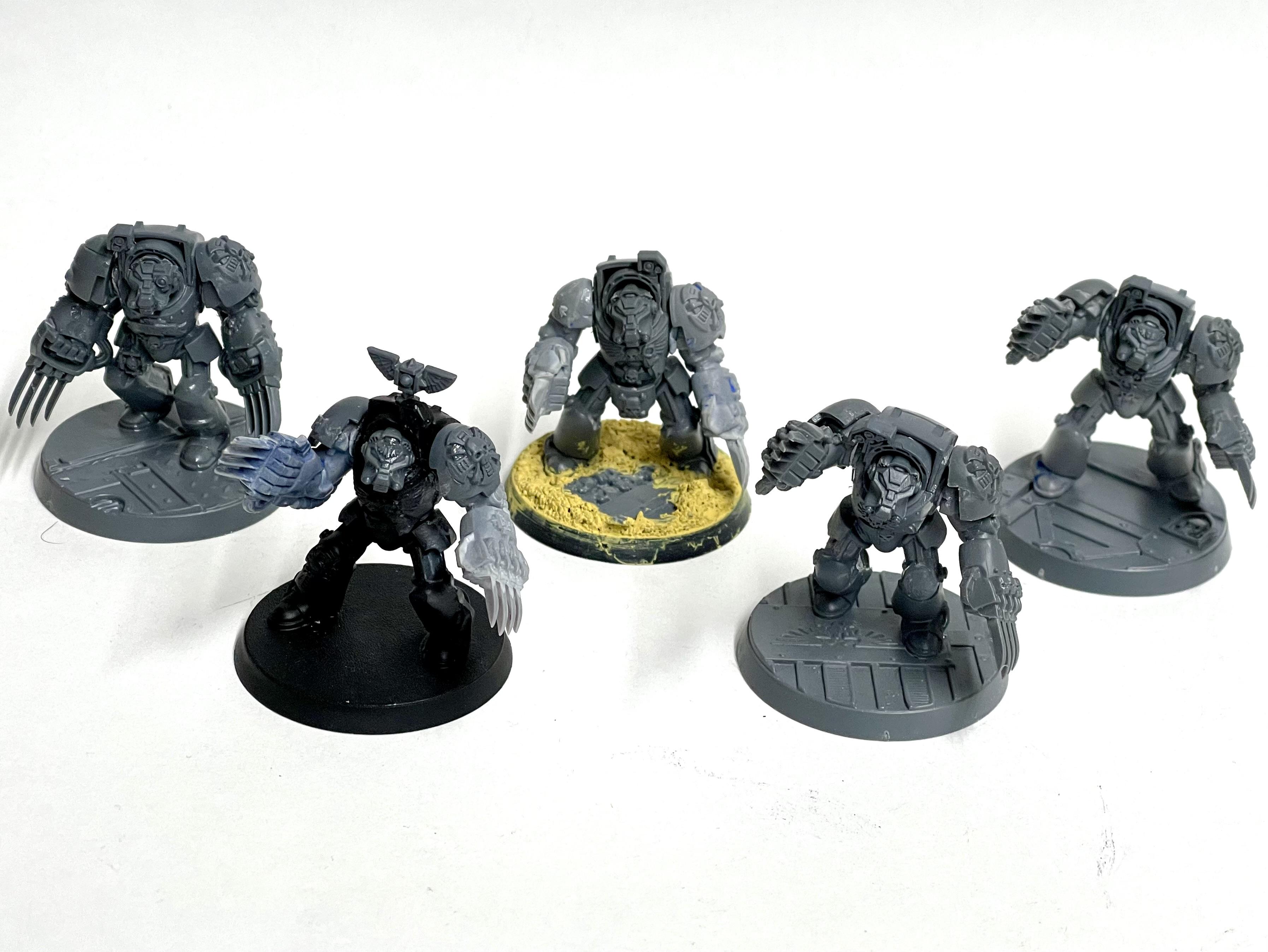 Space Marines, Terminator Armor, Void Panthers, Warhammer 40,000, Work In Progress