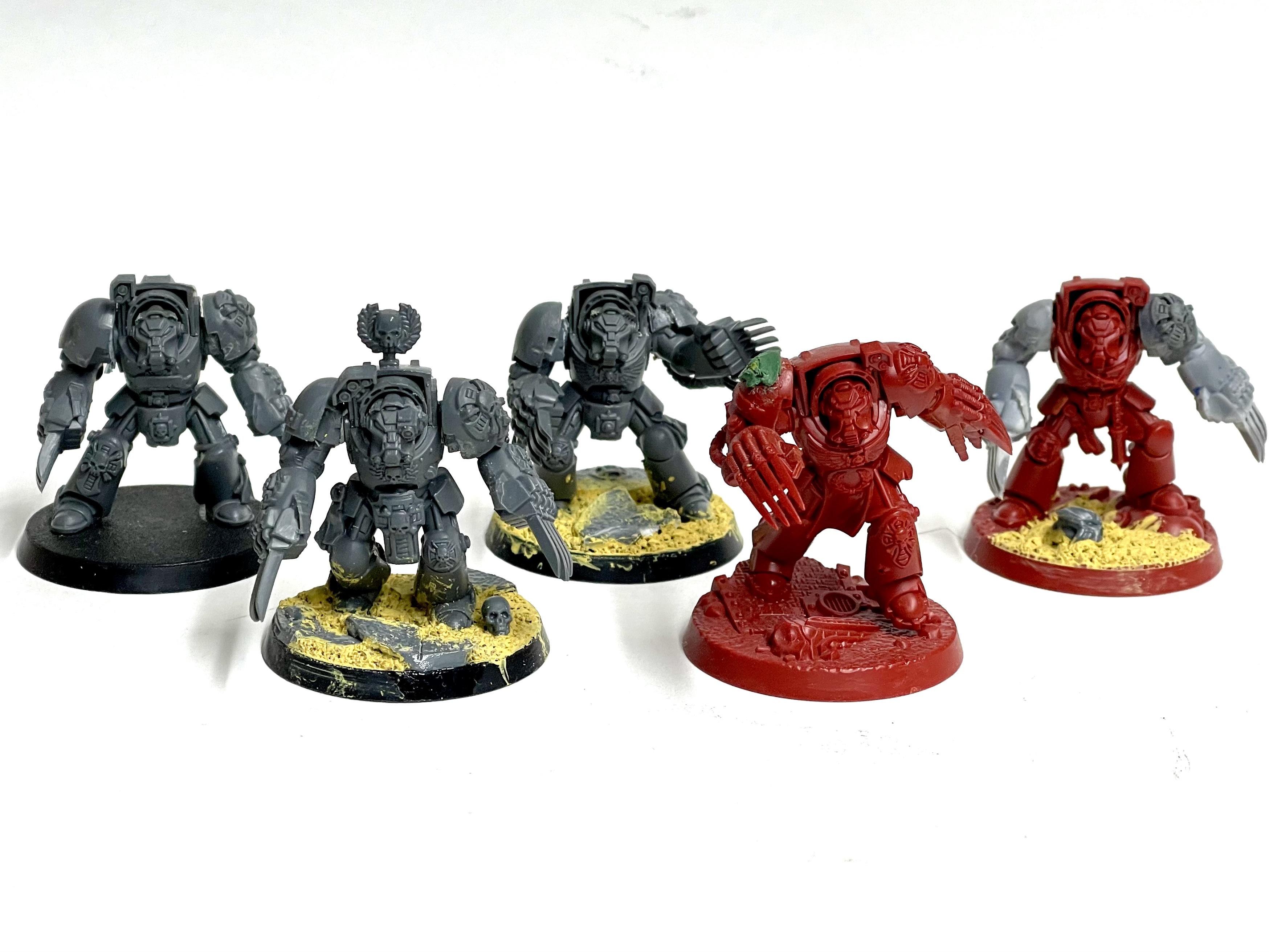 Space Marines, Terminator Armor, Void Panthers, Warhammer 40,000, Work In Progress