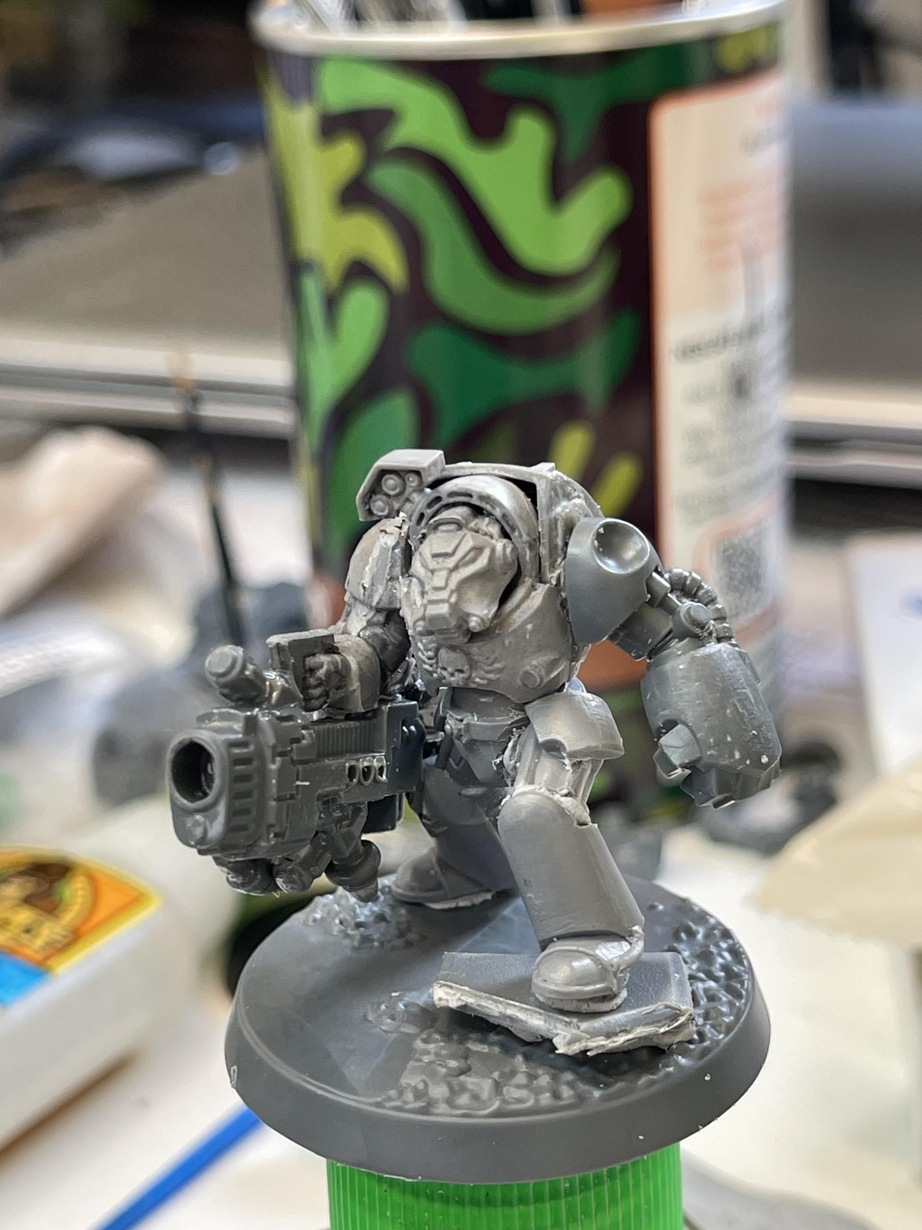 Space Marines, Terminator Armor, Void Panthers, Warhammer 40,000, Work In Progress