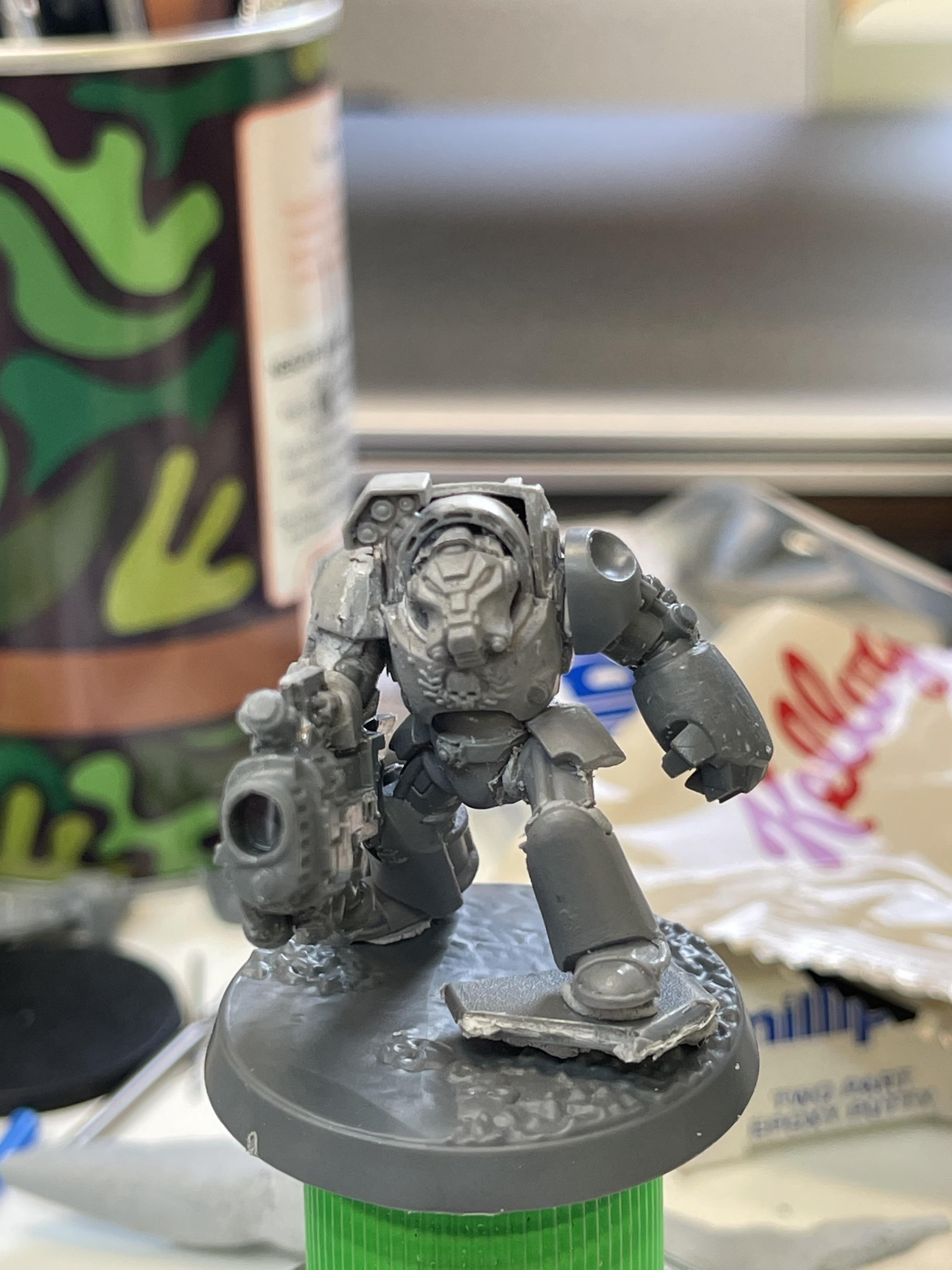 Space Marines, Terminator Armor, Void Panthers, Warhammer 40,000, Work In Progress
