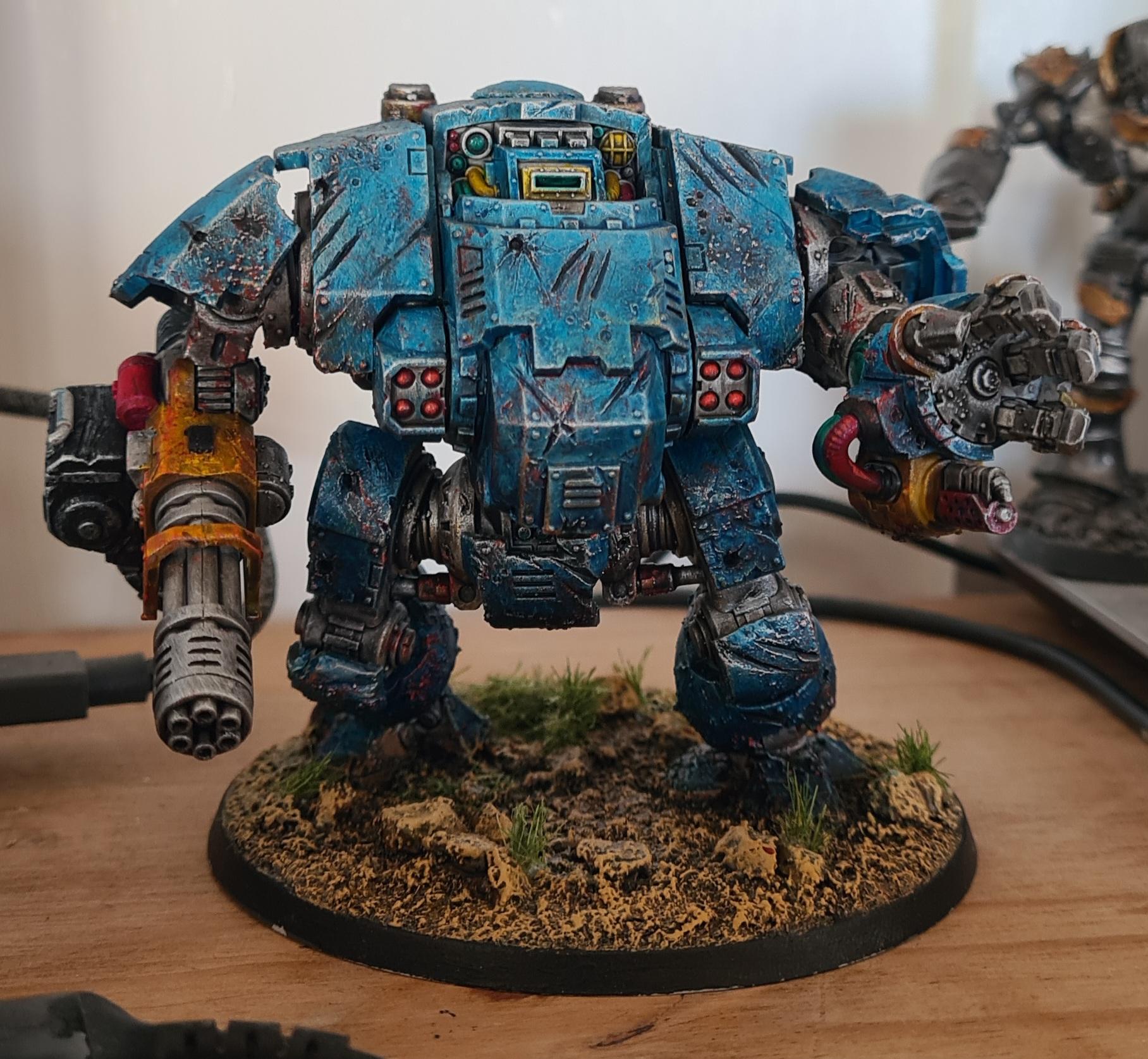 Battle Damage, Dreadnought, Primaris, Redemptor, Space Marines