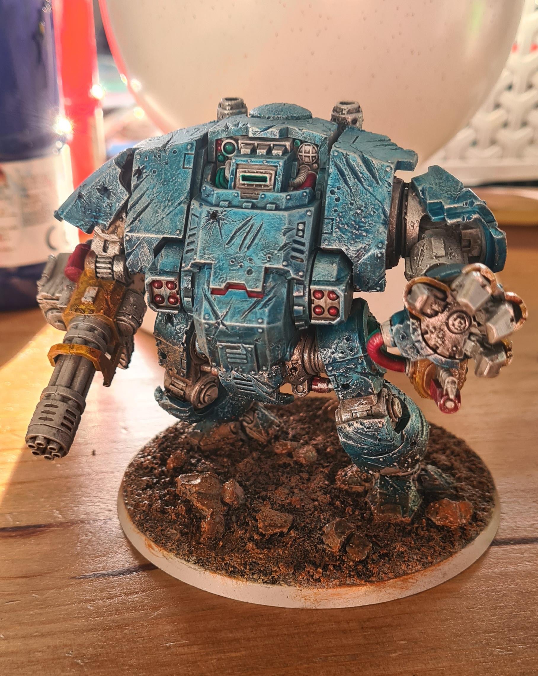 Battle Damage, Dreadnought, Primaris, Space Marines