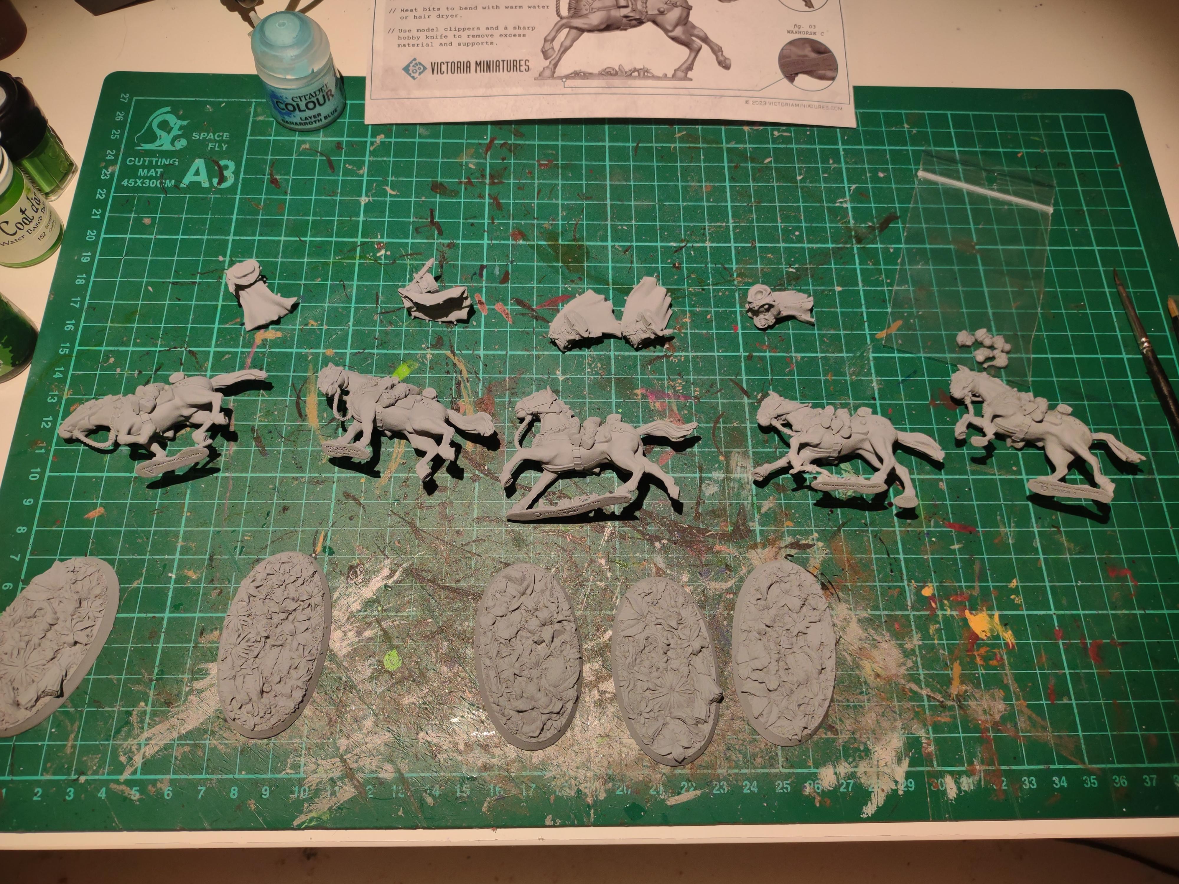 Gaunts Ghosts, Riders, Tanith, Victoria Miniatures