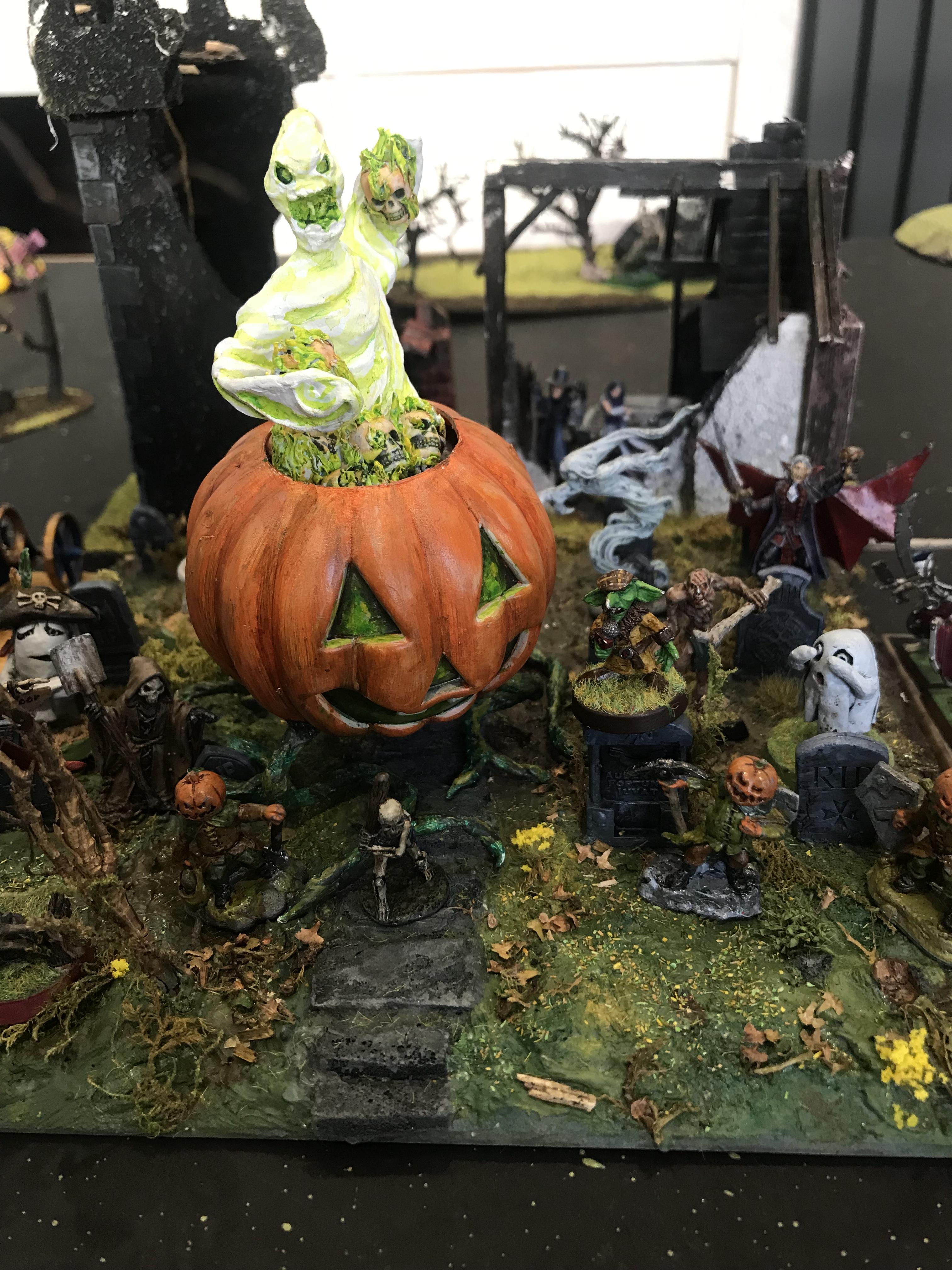 Ghost, Halloween, Pumpkin, Tonks!