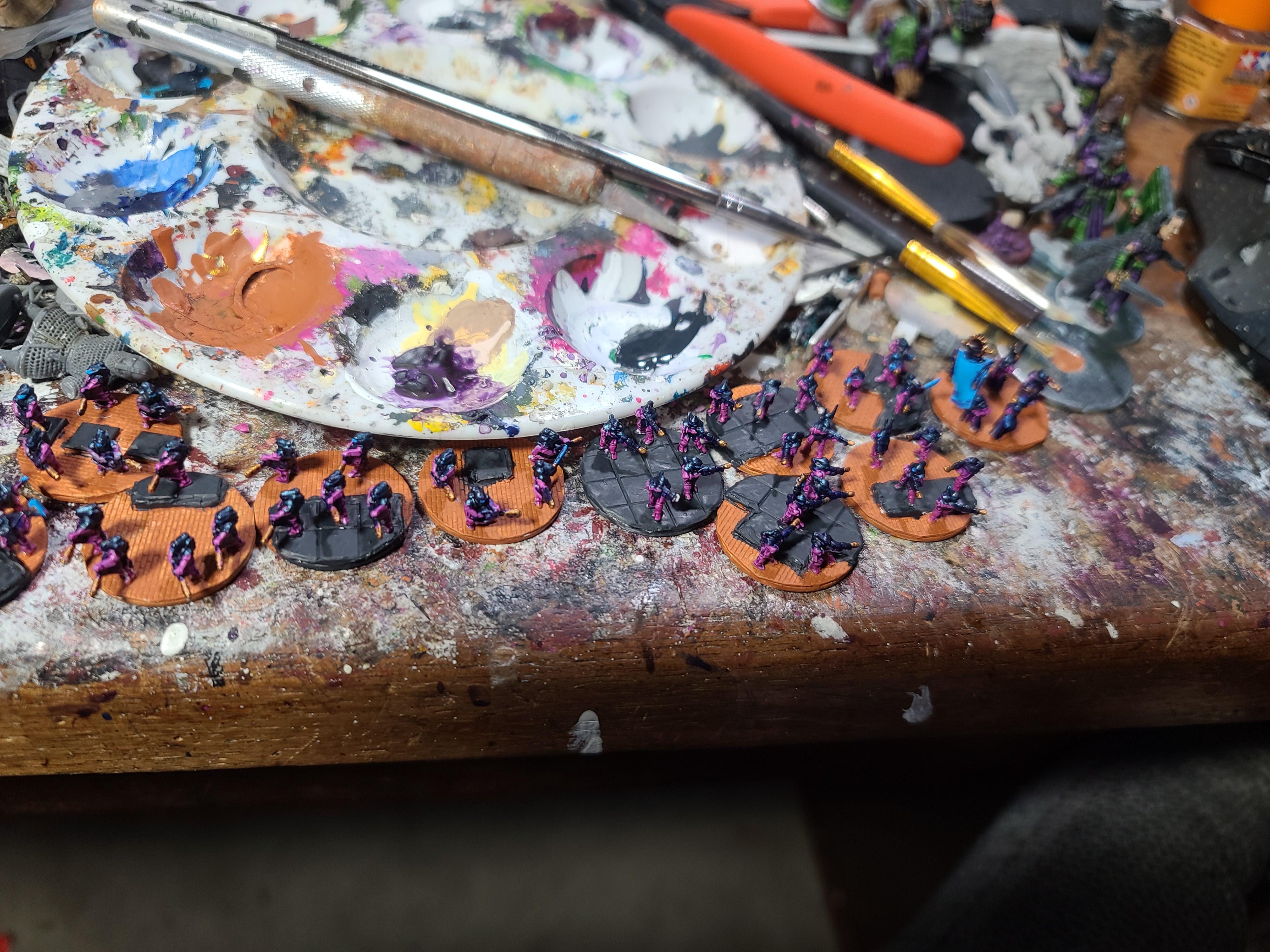 Custom Bases, Games Workshop, Infantry, Legions Imperialis, Solar Aux