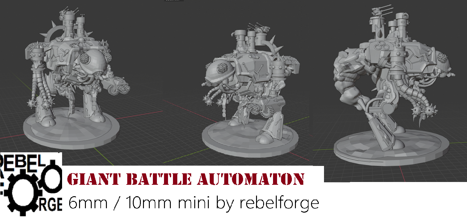 10mm, 3d Printing, 6mm, Epic, Nurgle, Titan, Warhound