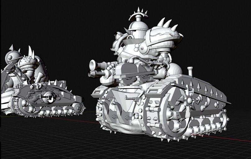 10mm, 3d Printing, 6mm, Demon Engine, Epic, Homebrew, Nurgle