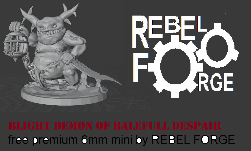 10mm, 3d Printing, 6mm, Chaos, Epic, Nurgle, Unclean One