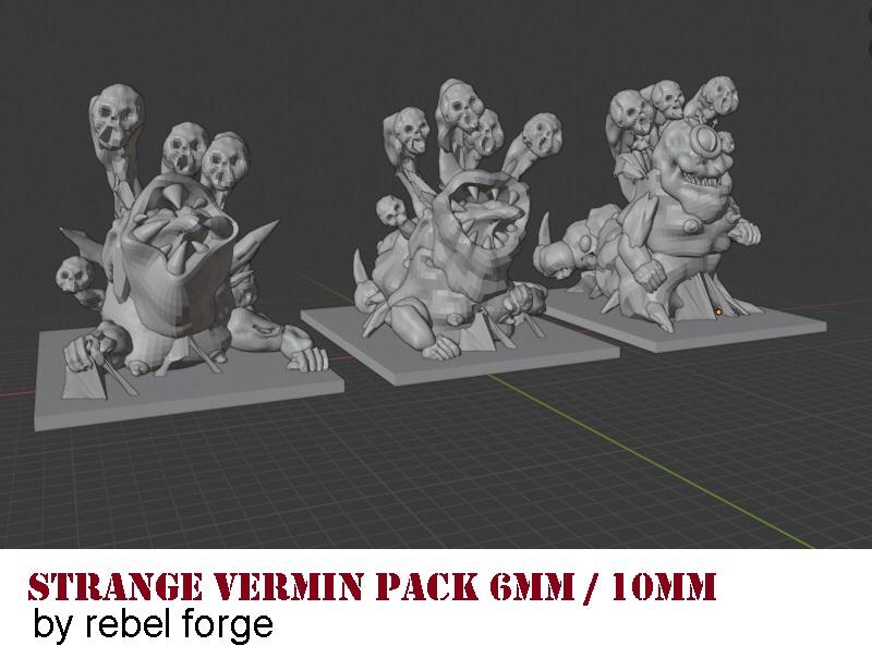 10mm, 3d Printing, 6mm, Chaos, Daemons, Epic, Homebrew, Nurgle