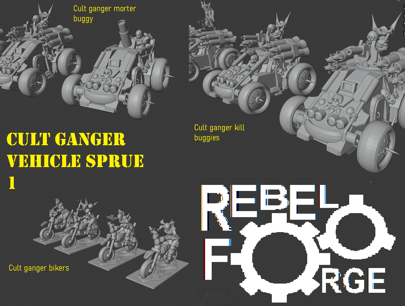 10mm, 3d Printing, 6mm, Chaos, Cultist, Epic, Homebrew