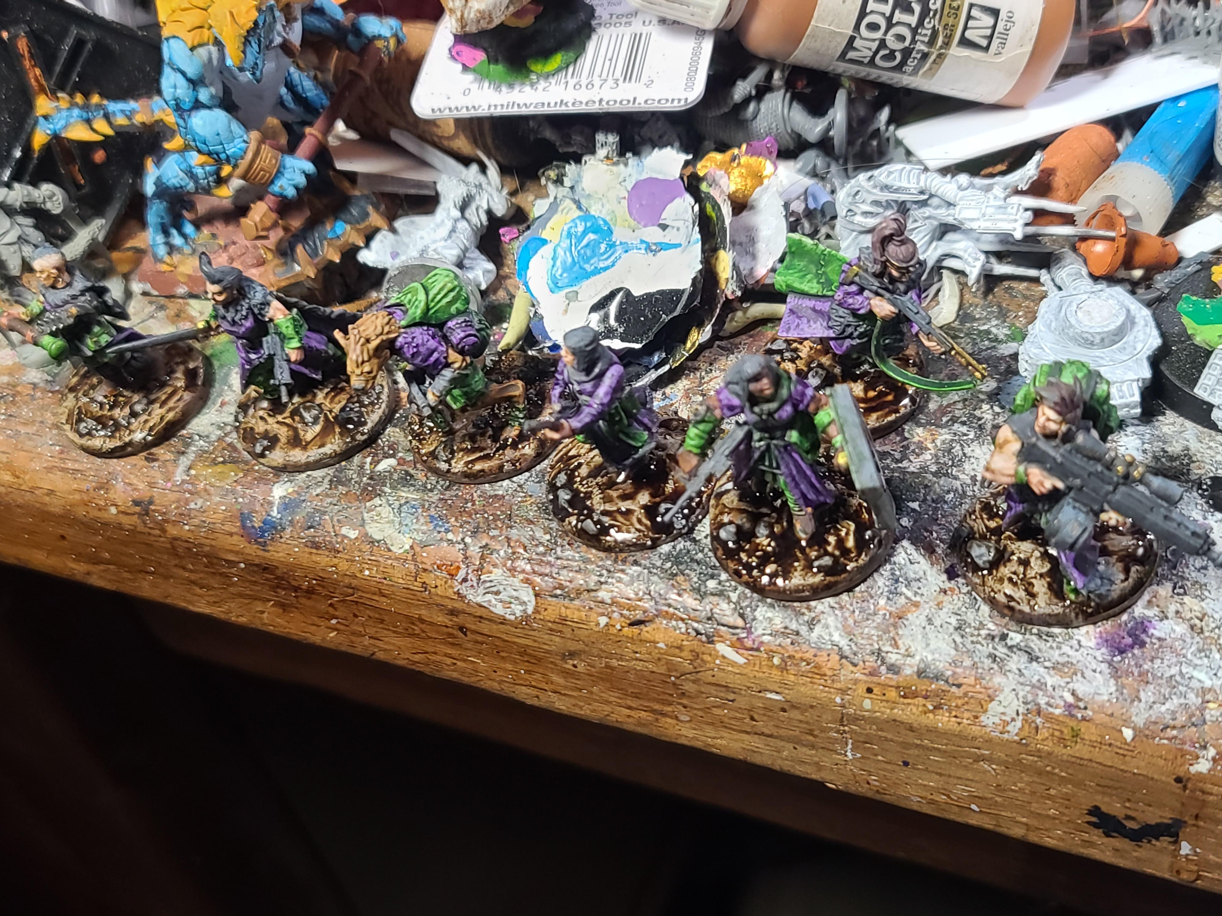 Barbarians Ii, Goliath, Kitbash, Necromunda, North Star Military Figures, Skirmish Ladies