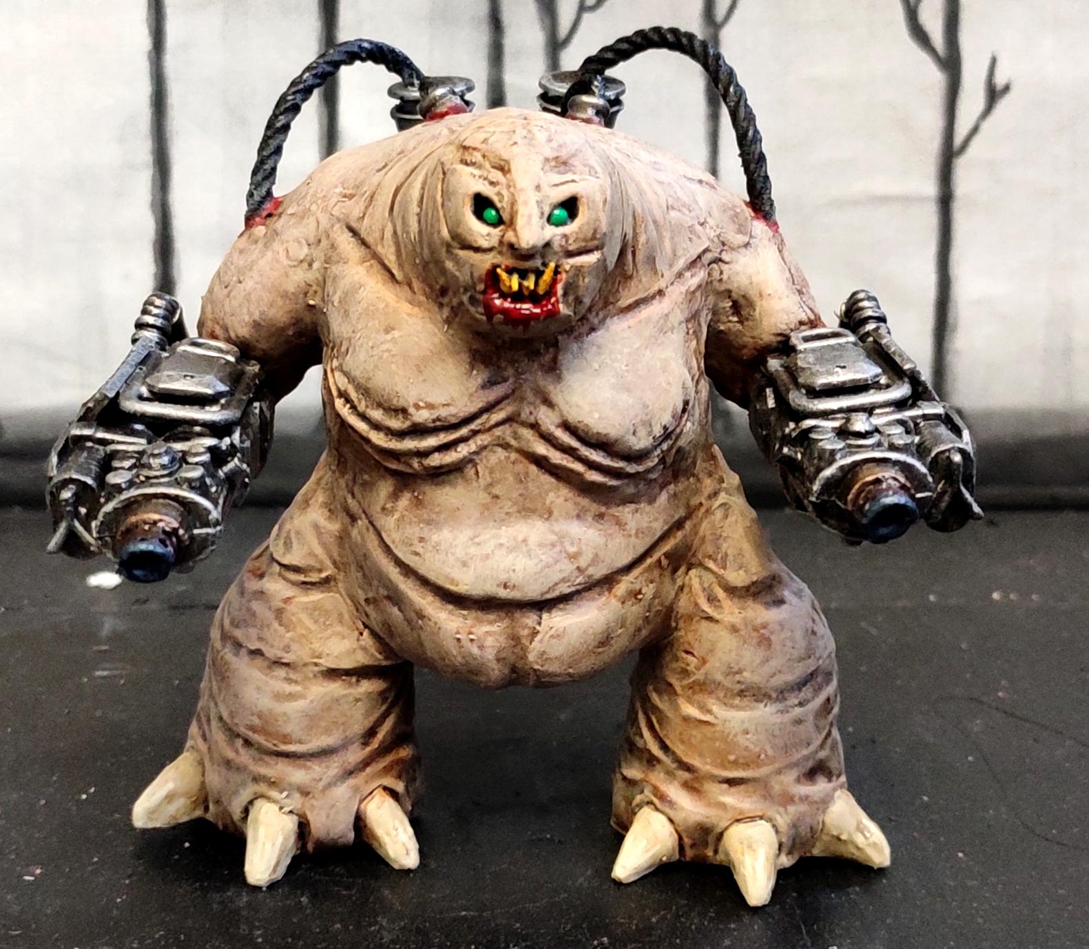 Daemons, Do-it-yourself, Doom, Flamer, Gift, Mancubus, New Year, Putty, Scratch Build, Sculpting, Tehnolog