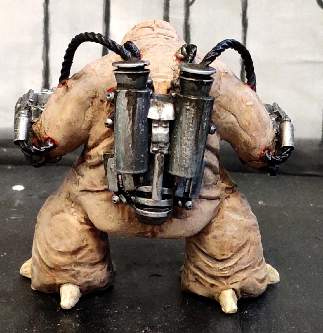 Daemons, Do-it-yourself, Doom, Flamer, Gift, Mancubus, New Year, Putty, Scratch Build, Sculpting, Tehnolog