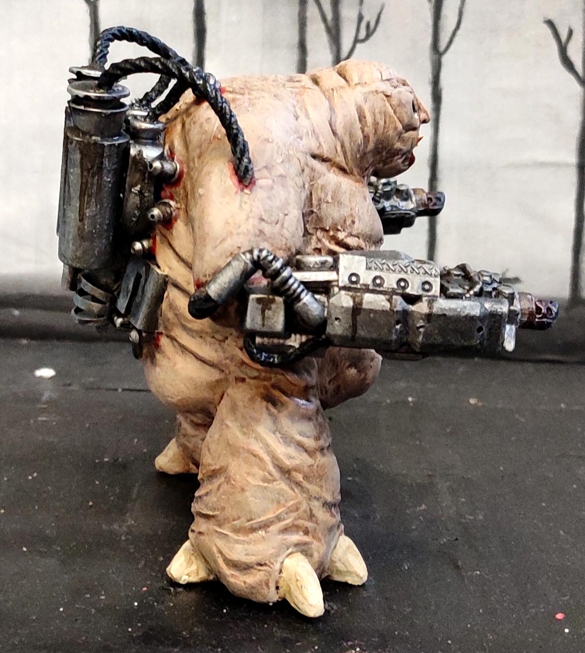 Daemons, Do-it-yourself, Doom, Flamer, Gift, Mancubus, New Year, Putty, Scratch Build, Sculpting, Tehnolog