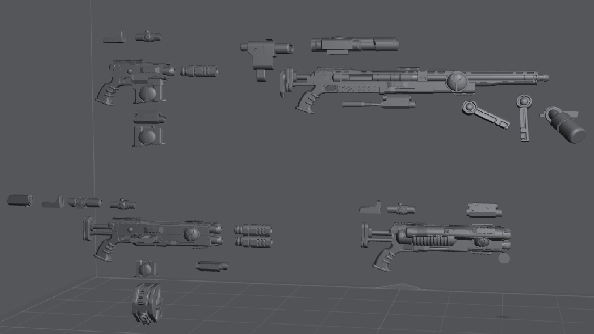 3d Model, 3d Modeling, 3d Printing, Guns