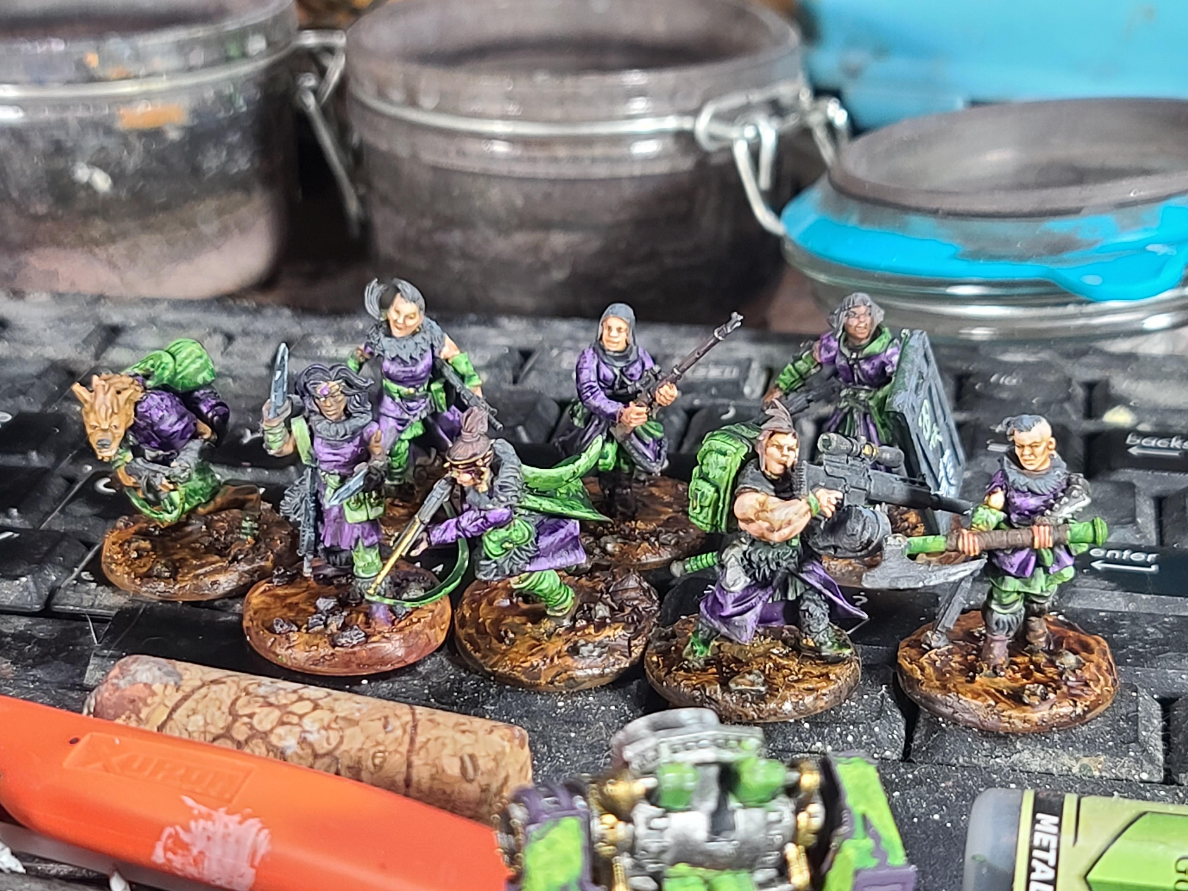 Frostgrave, Goliath, Kitbash, Necromunda, North Star Military Figures, Skirmish Ladies