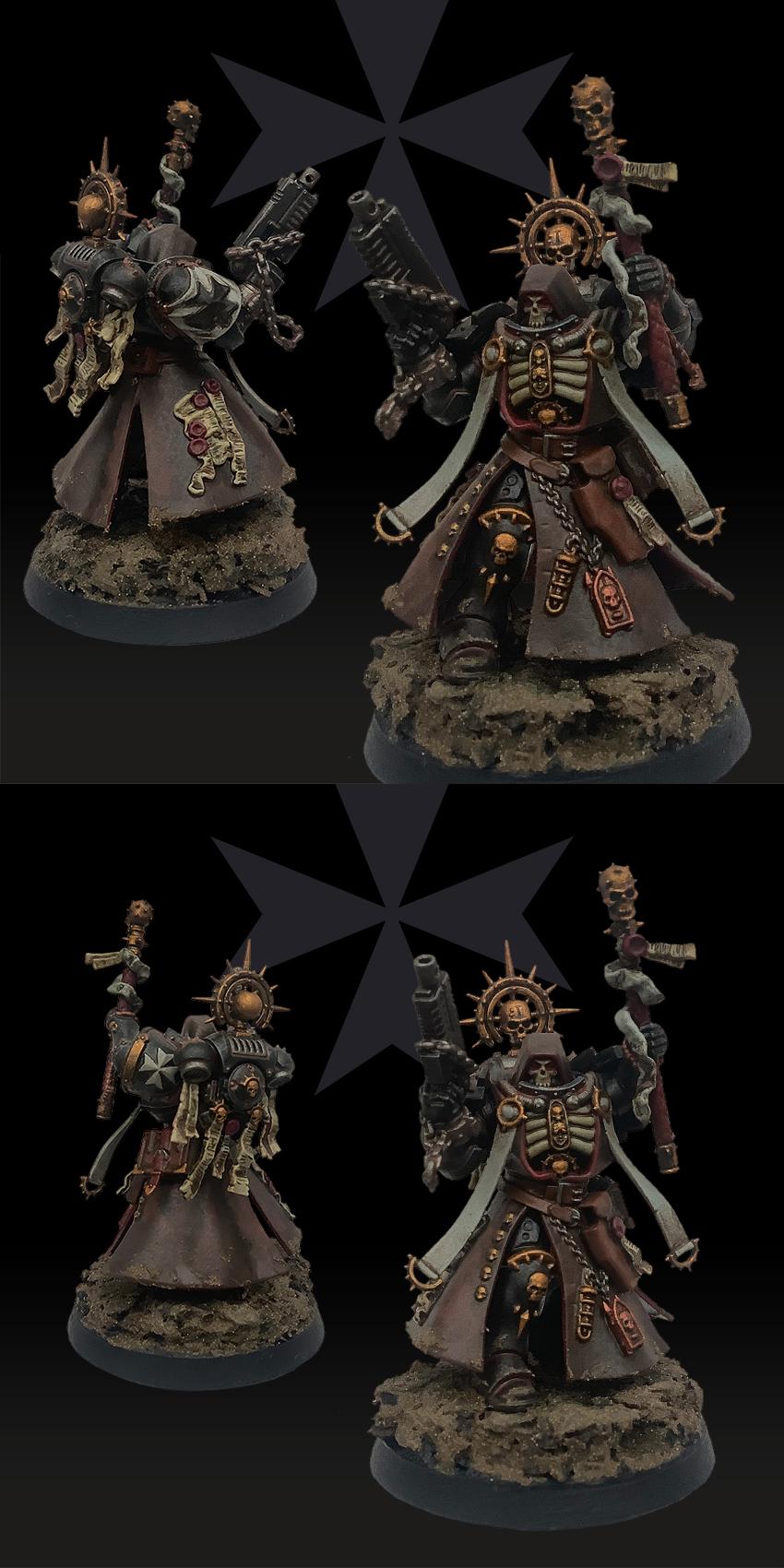 Blacktemplars, Chaplain, Grimdark, Space Marines, Stahlfried, Warhammer 40,000